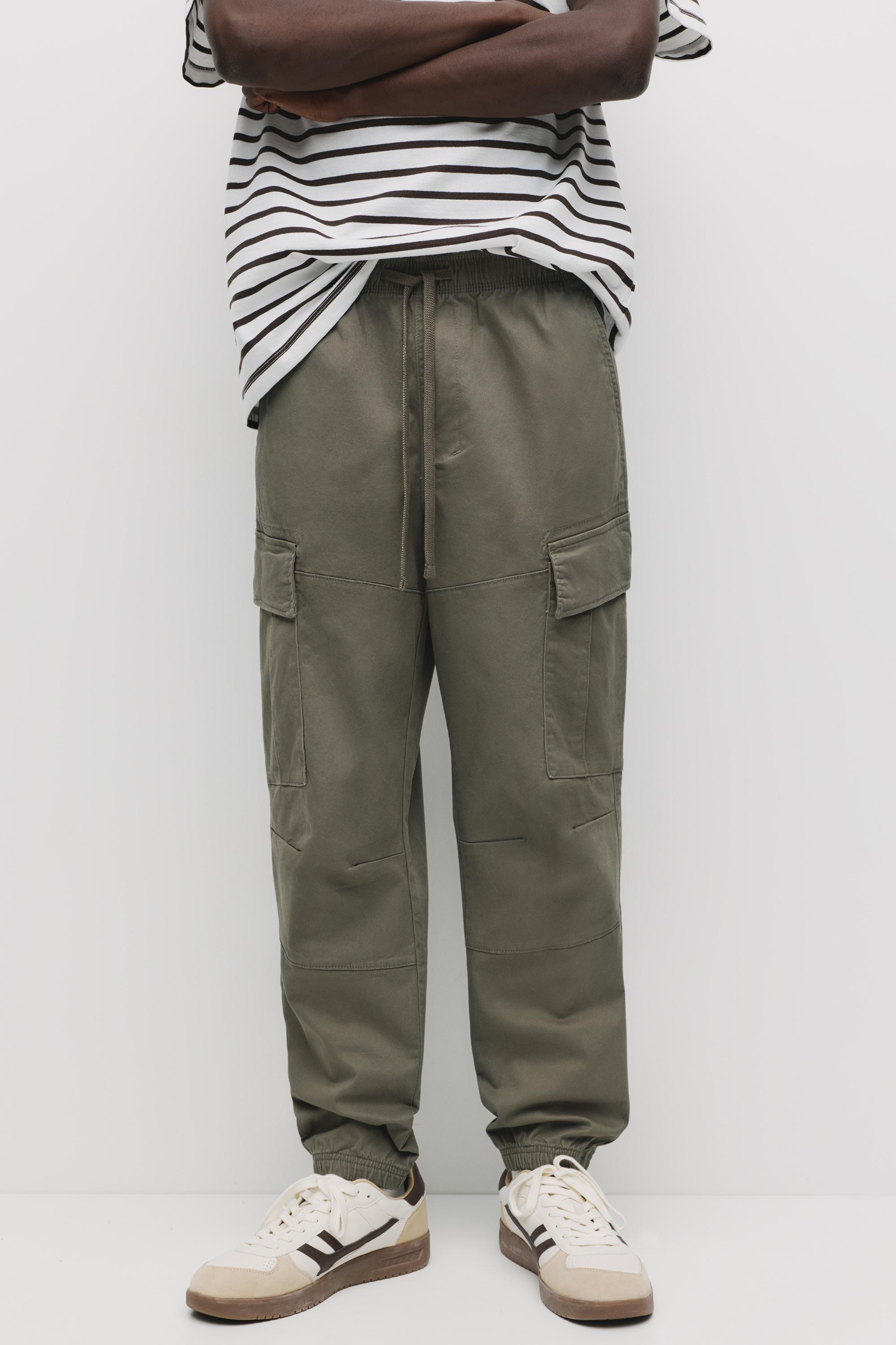 Cargo jogger trousers — Khaki