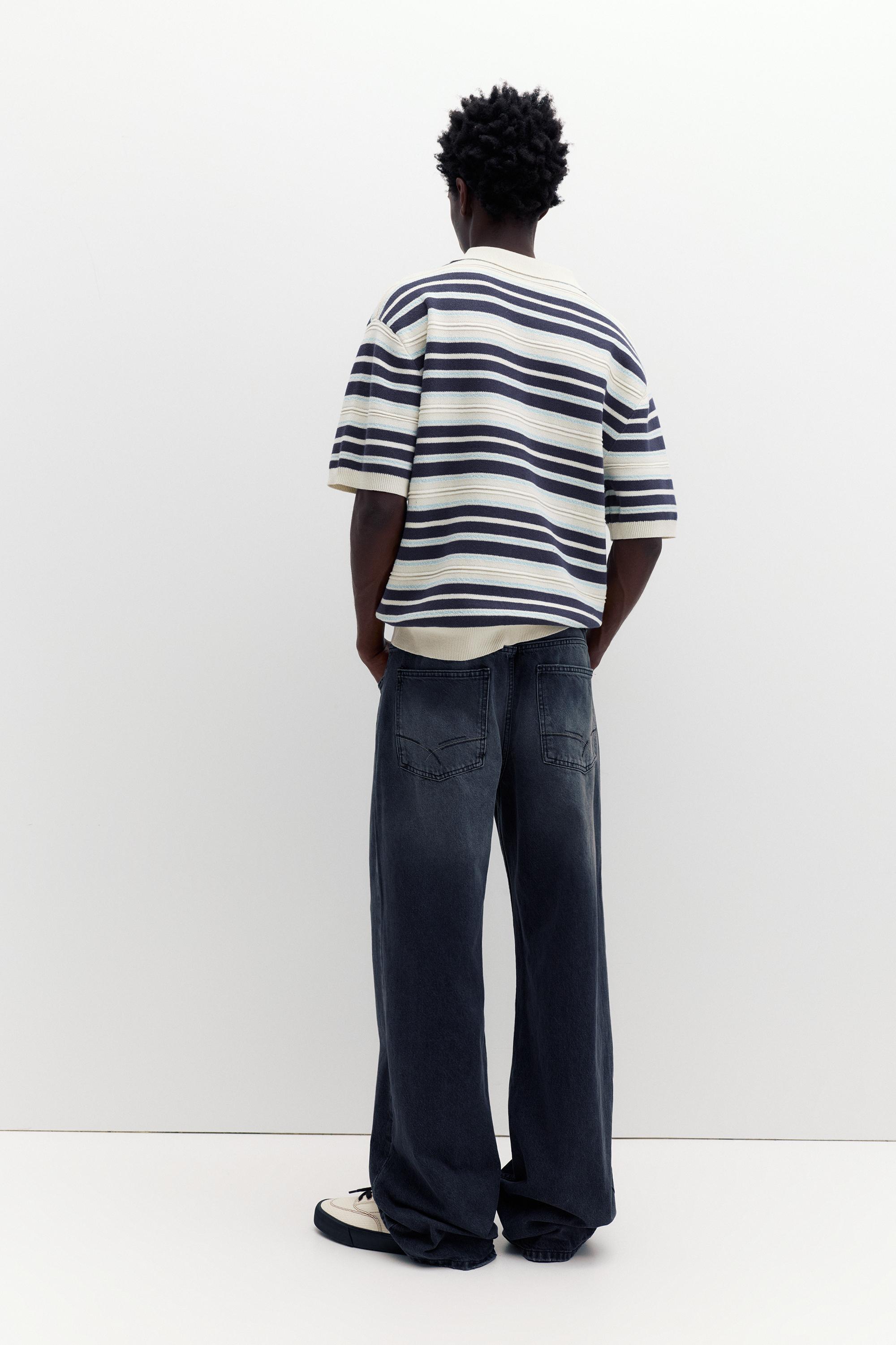 STWD çizgili örme polo - Görsel 19