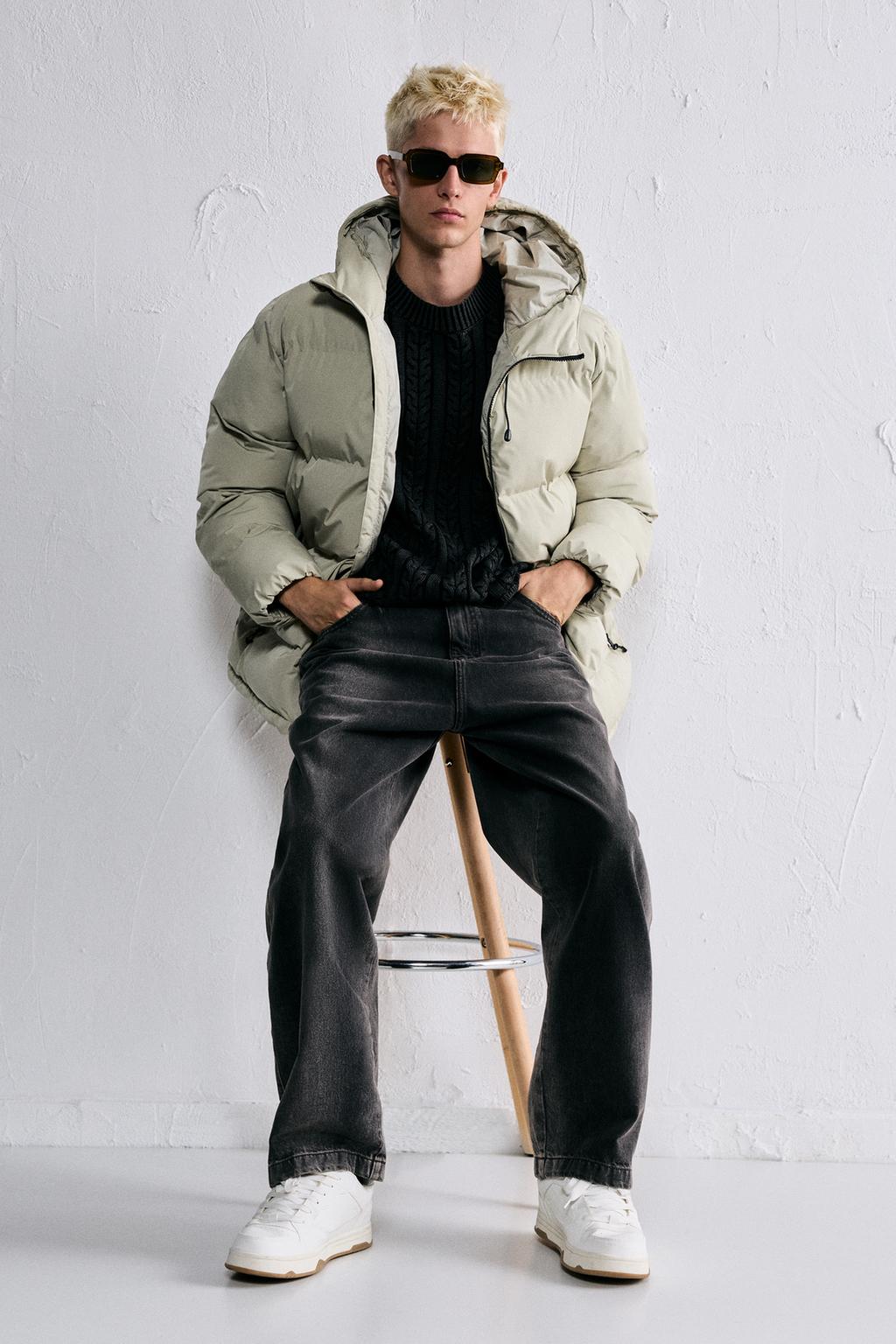 Chaqueta acolchada termosellada capucha PULL&BEAR