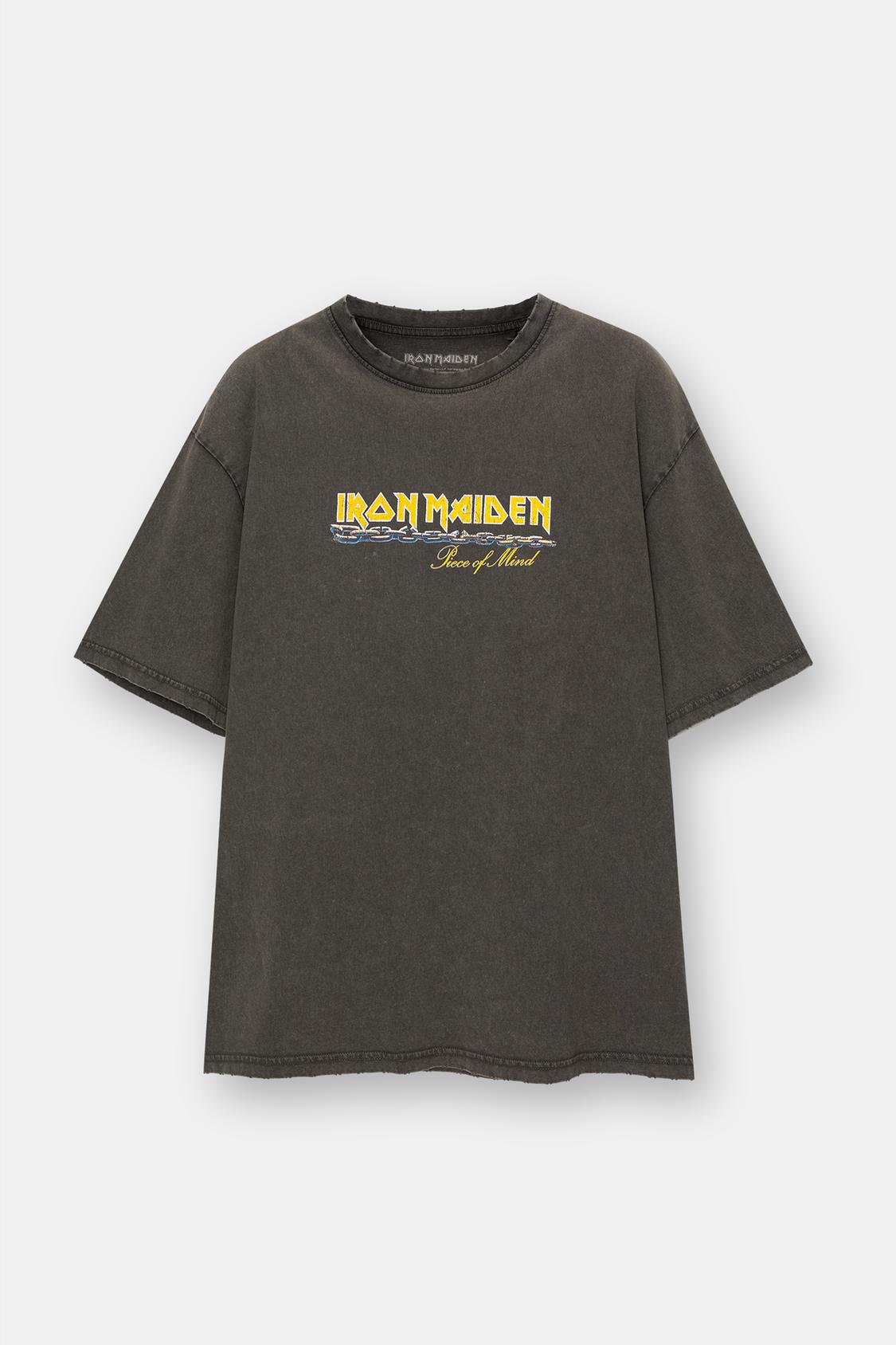 Iron Maiden washed T-shirt - PULL&BEAR