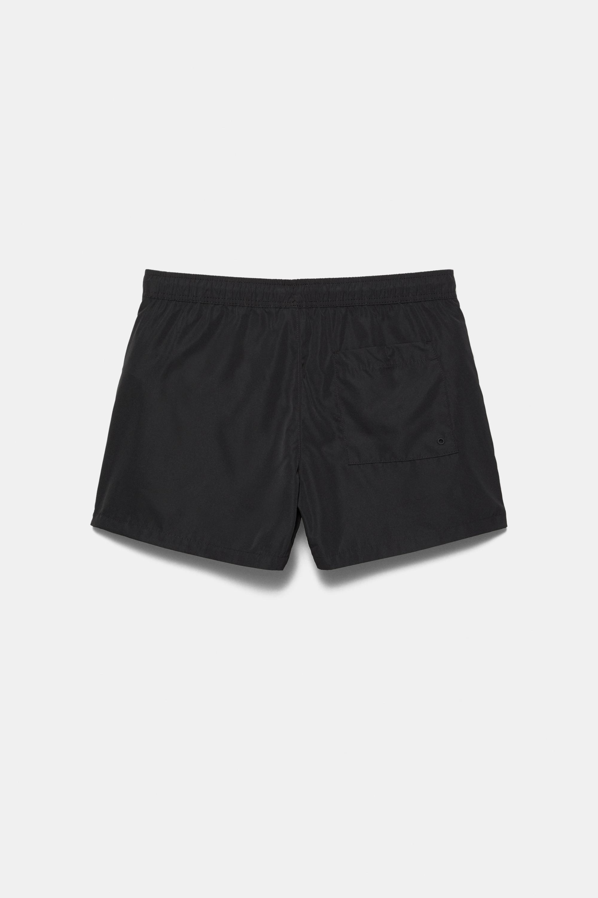 Basic swimming trunks — Black