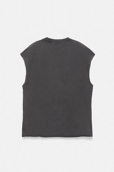 Acid wash tank top — Black 8