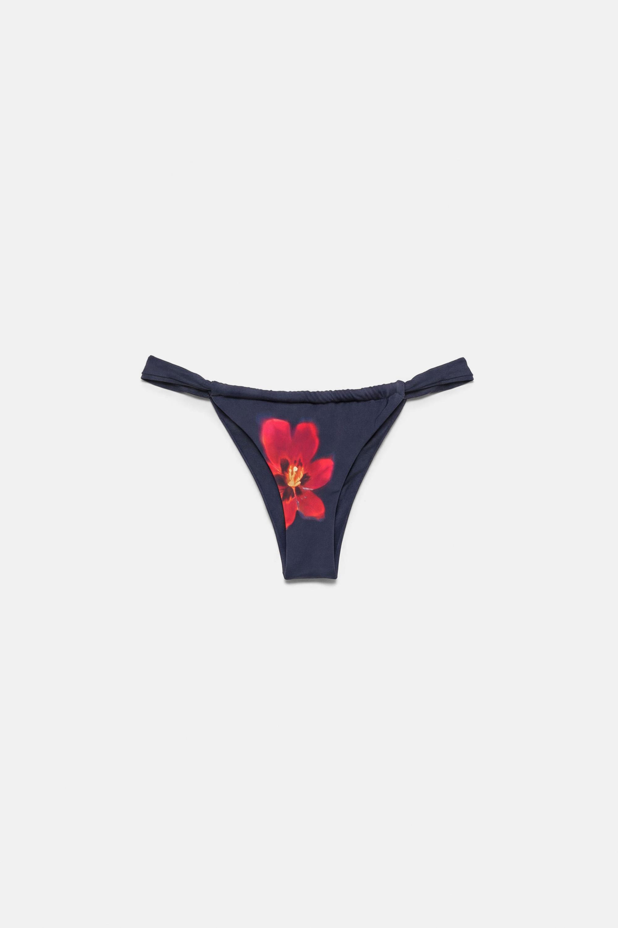 Slip Bikini A Fiori