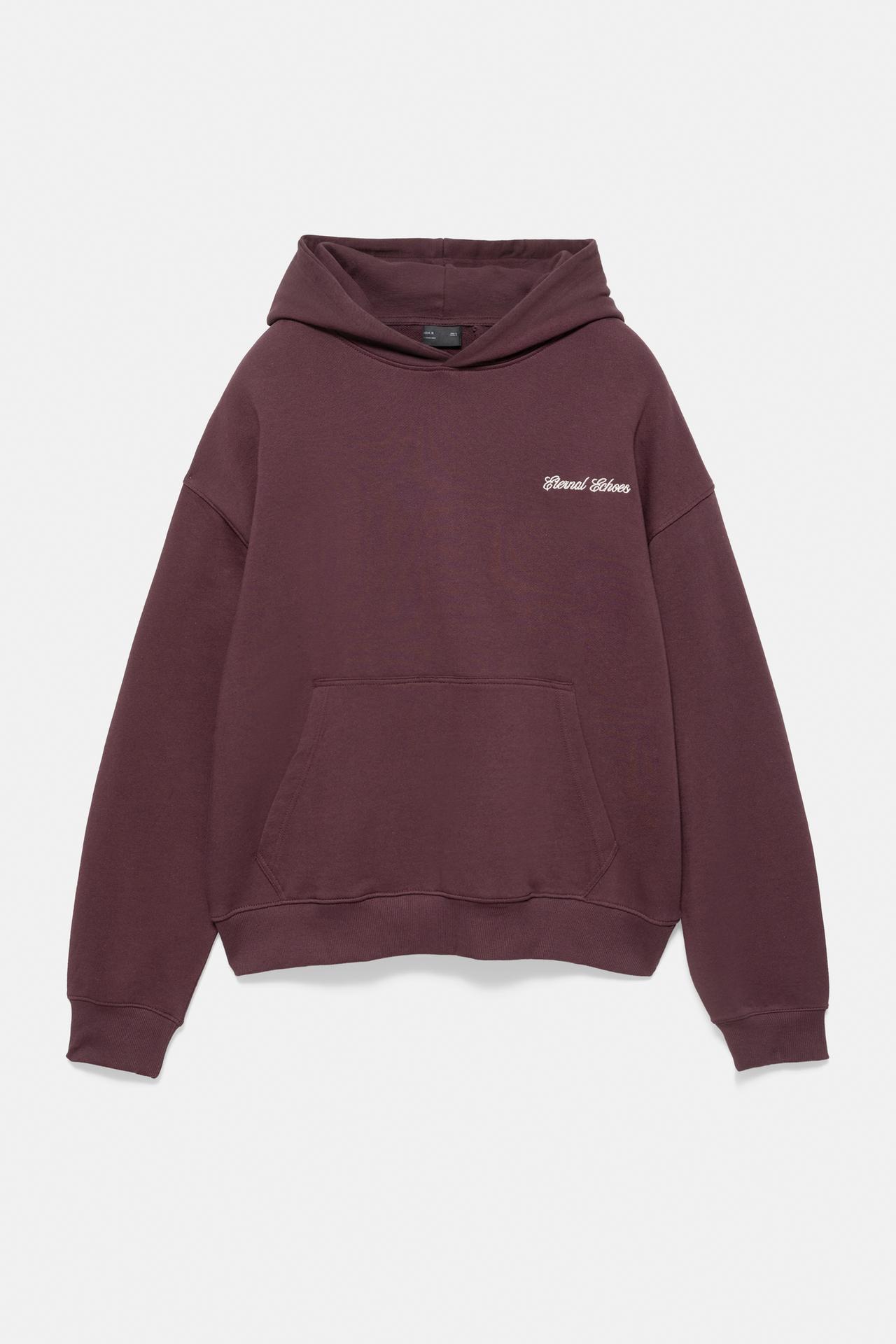 Eternal Echoes hoodie — Wine