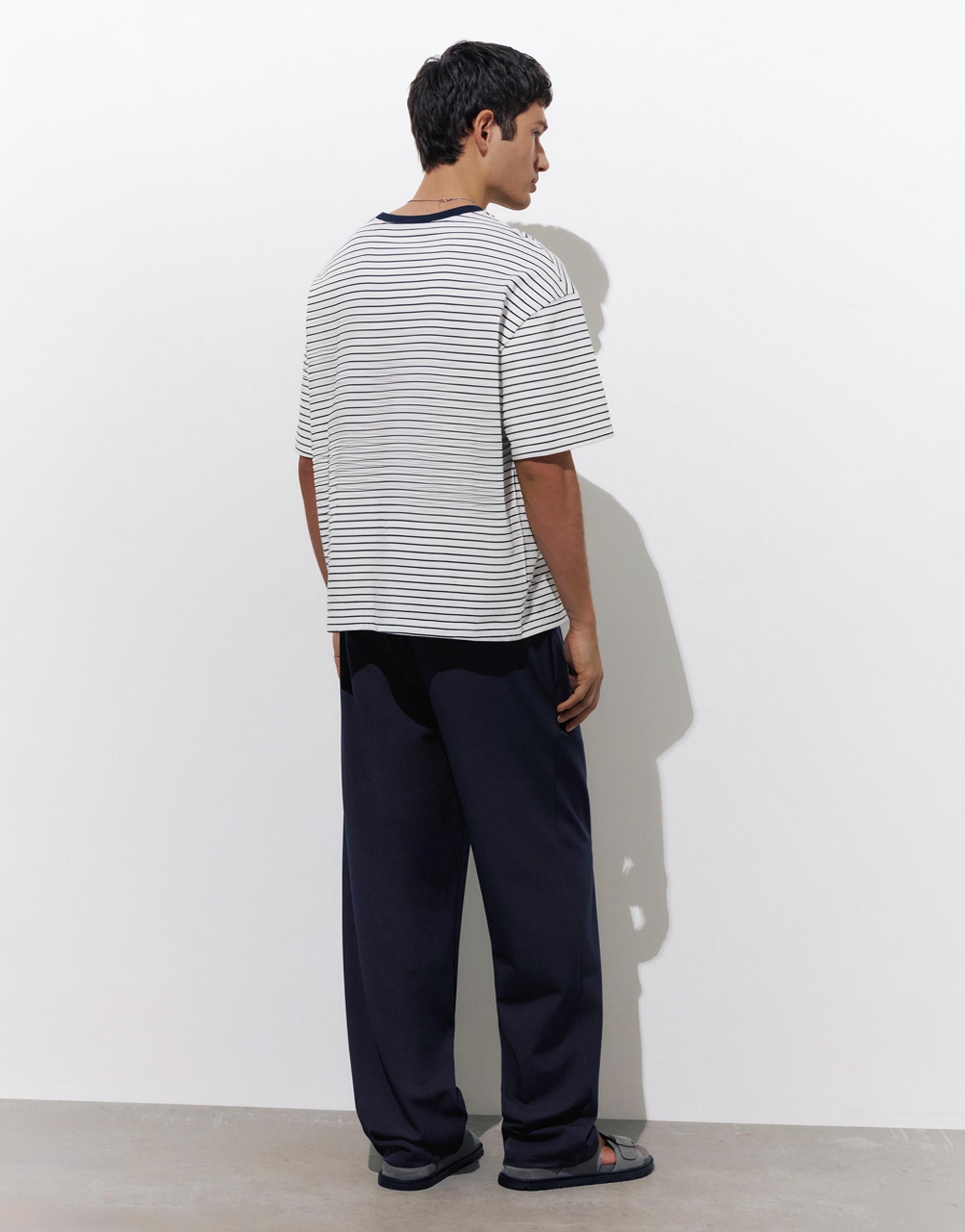 Tailored fit joggers — Navy