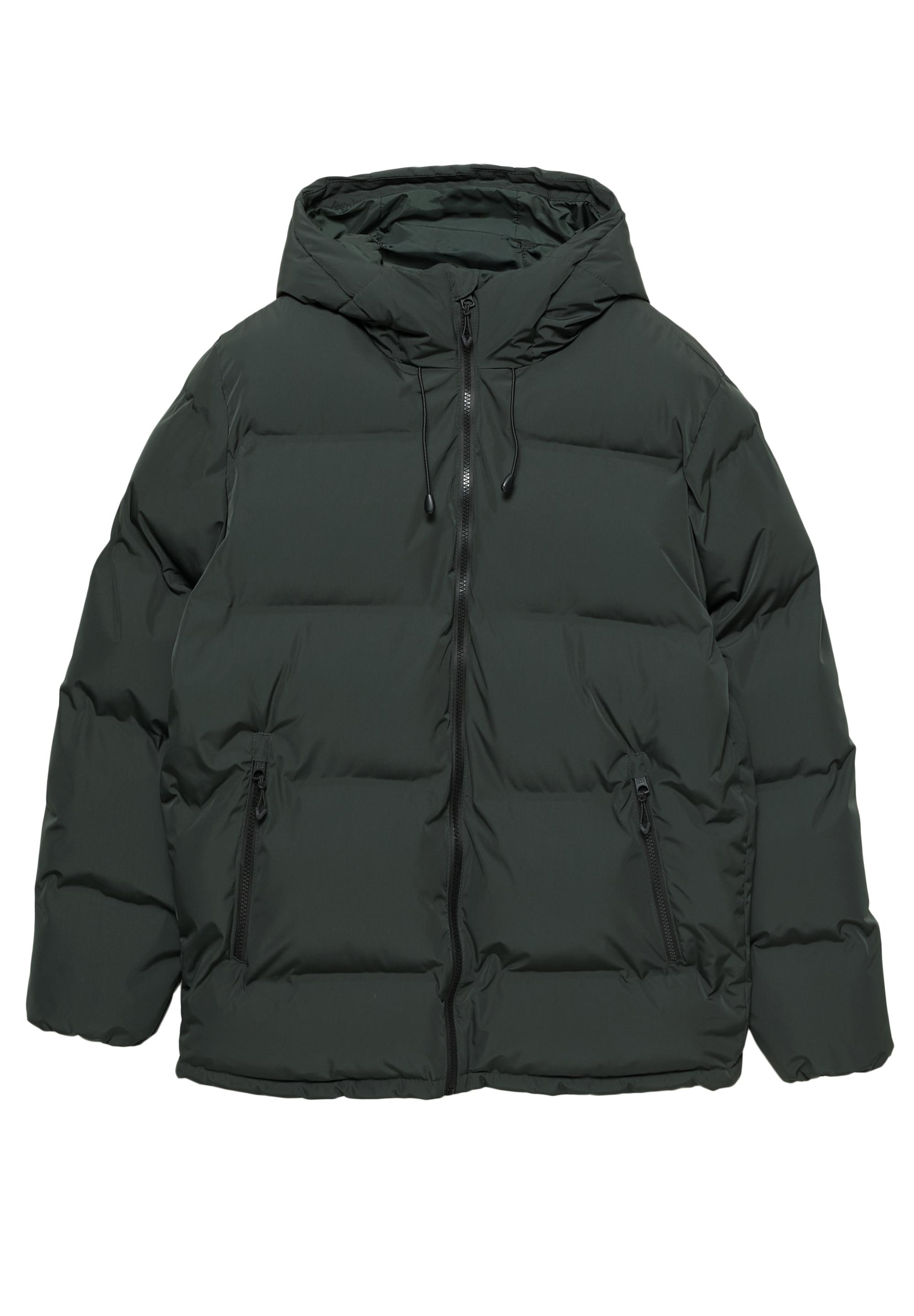 Heat-sealed quilted jacket with hood — Bottle