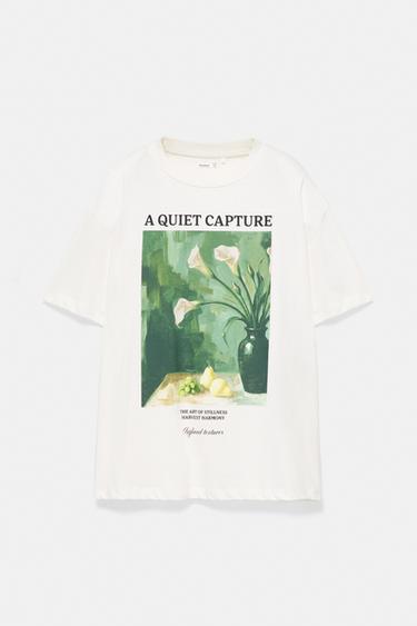 Oversize graphic painting T-shirt — Ice 1