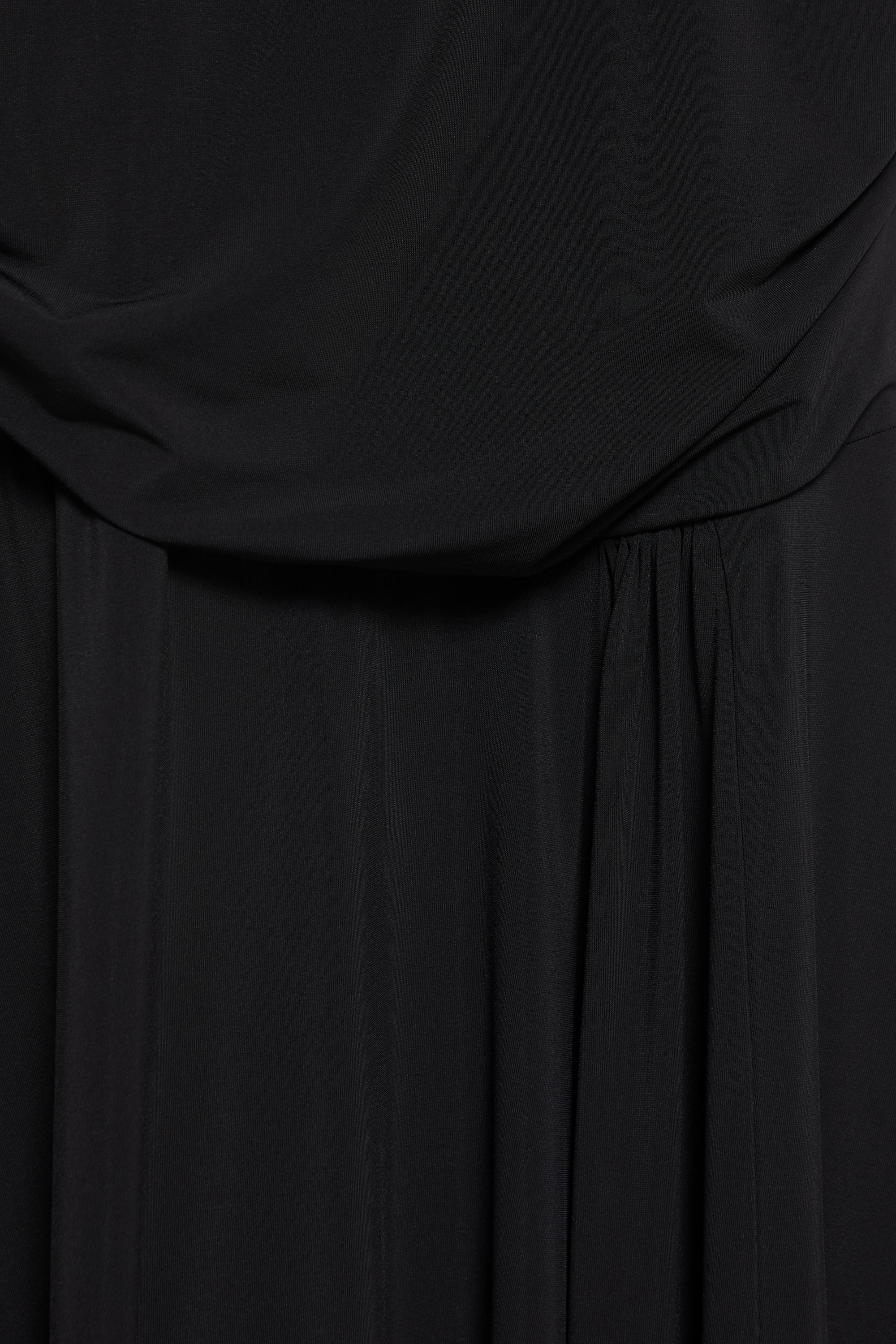 Halter midi dress — Black