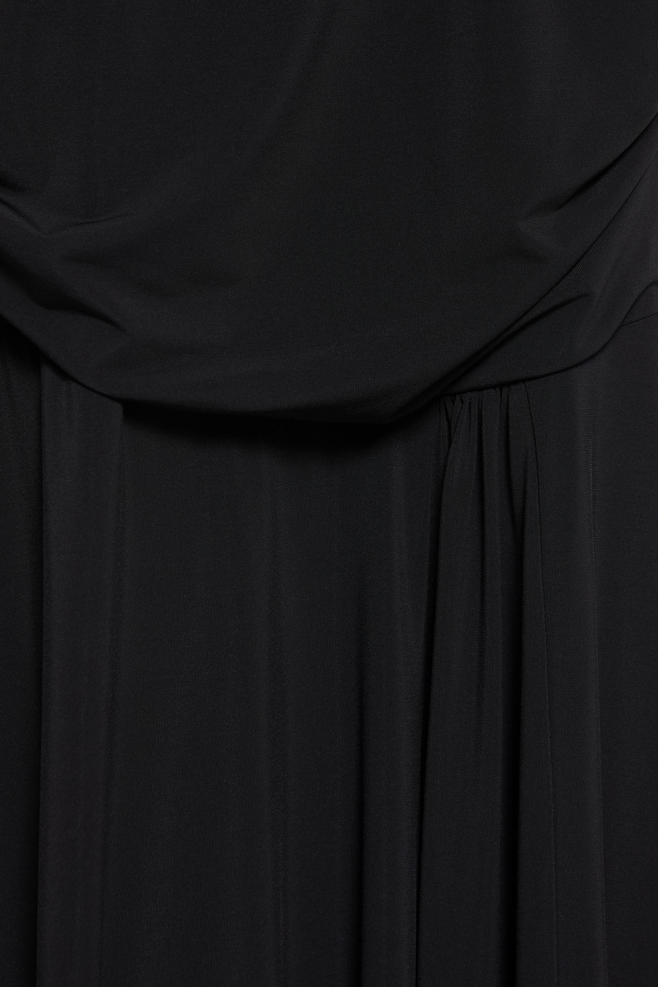 Halter midi dress — Black
