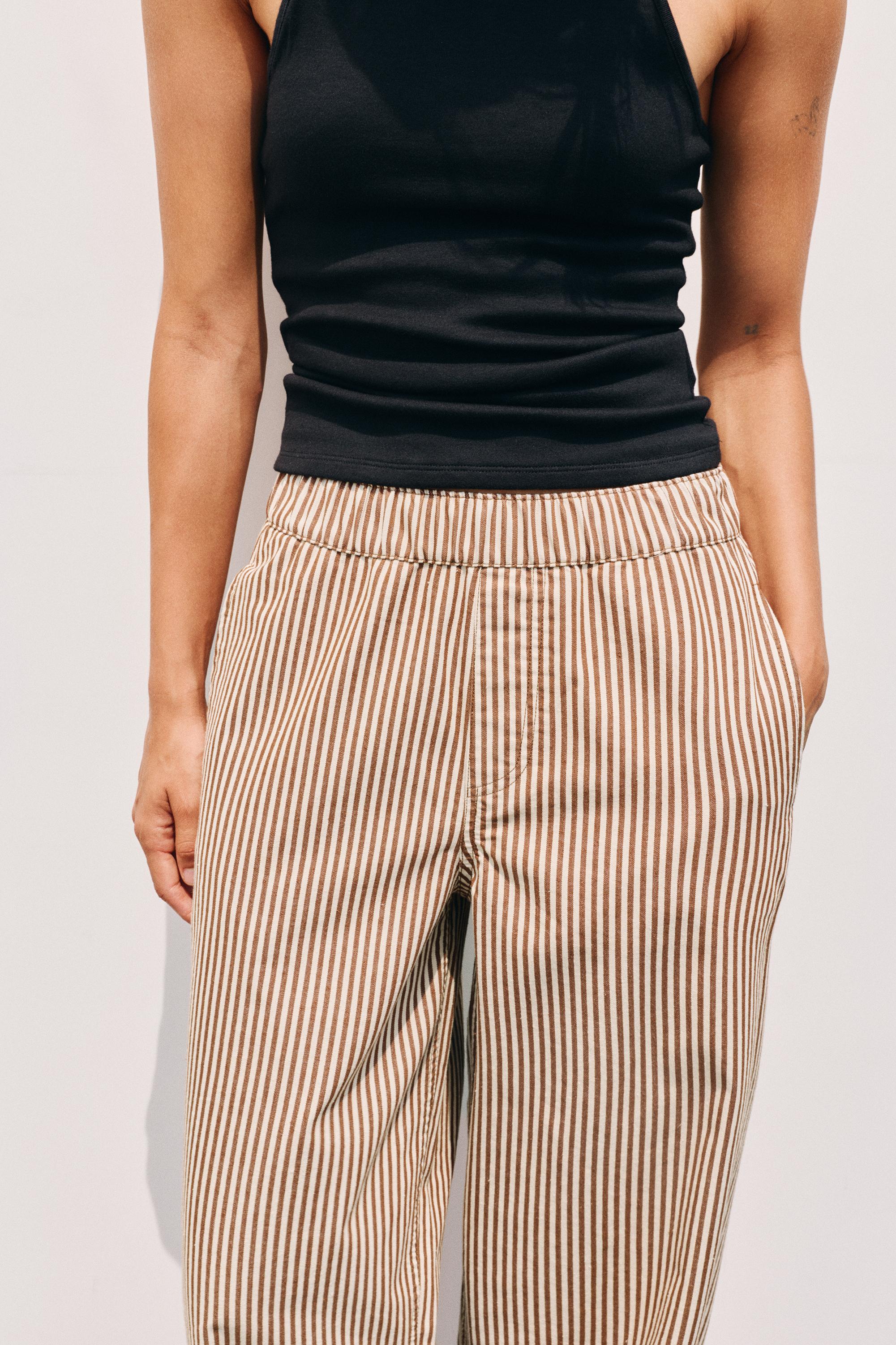 Barrel trousers — Beach sand