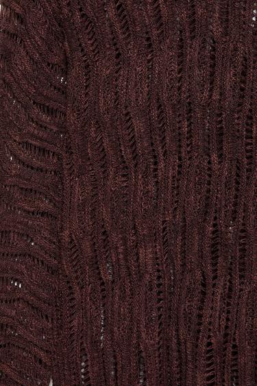 Cutwork jumper — Brown 7