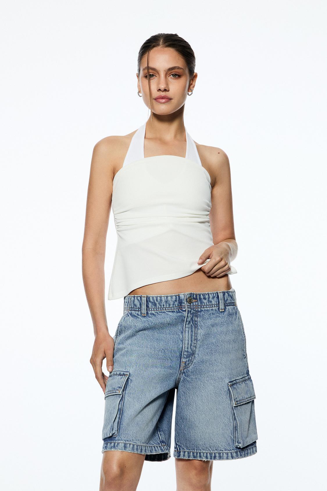 Online Pantalones Pantalon Corto Vaquero Pull And Bear Shorts