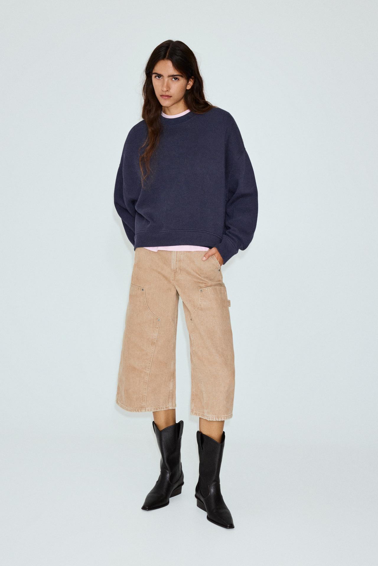 Heavyweight sweatshirt — Navy