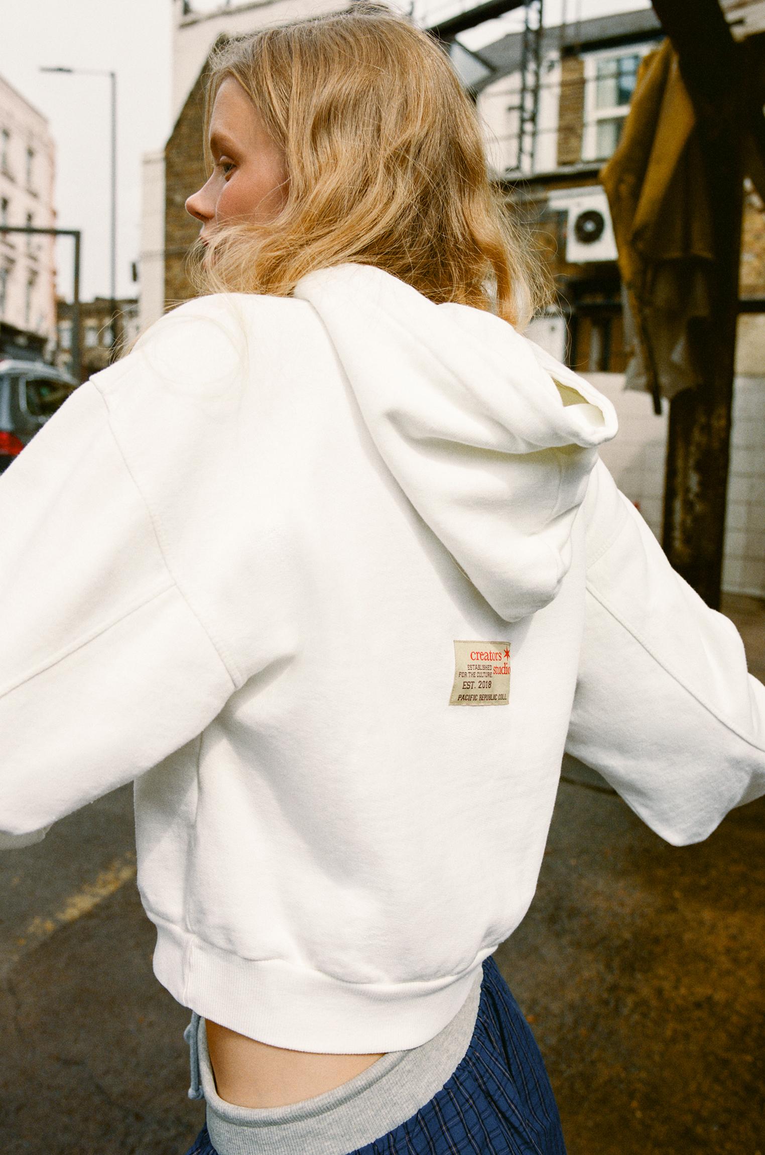 NYC graphic hoodie — Off white