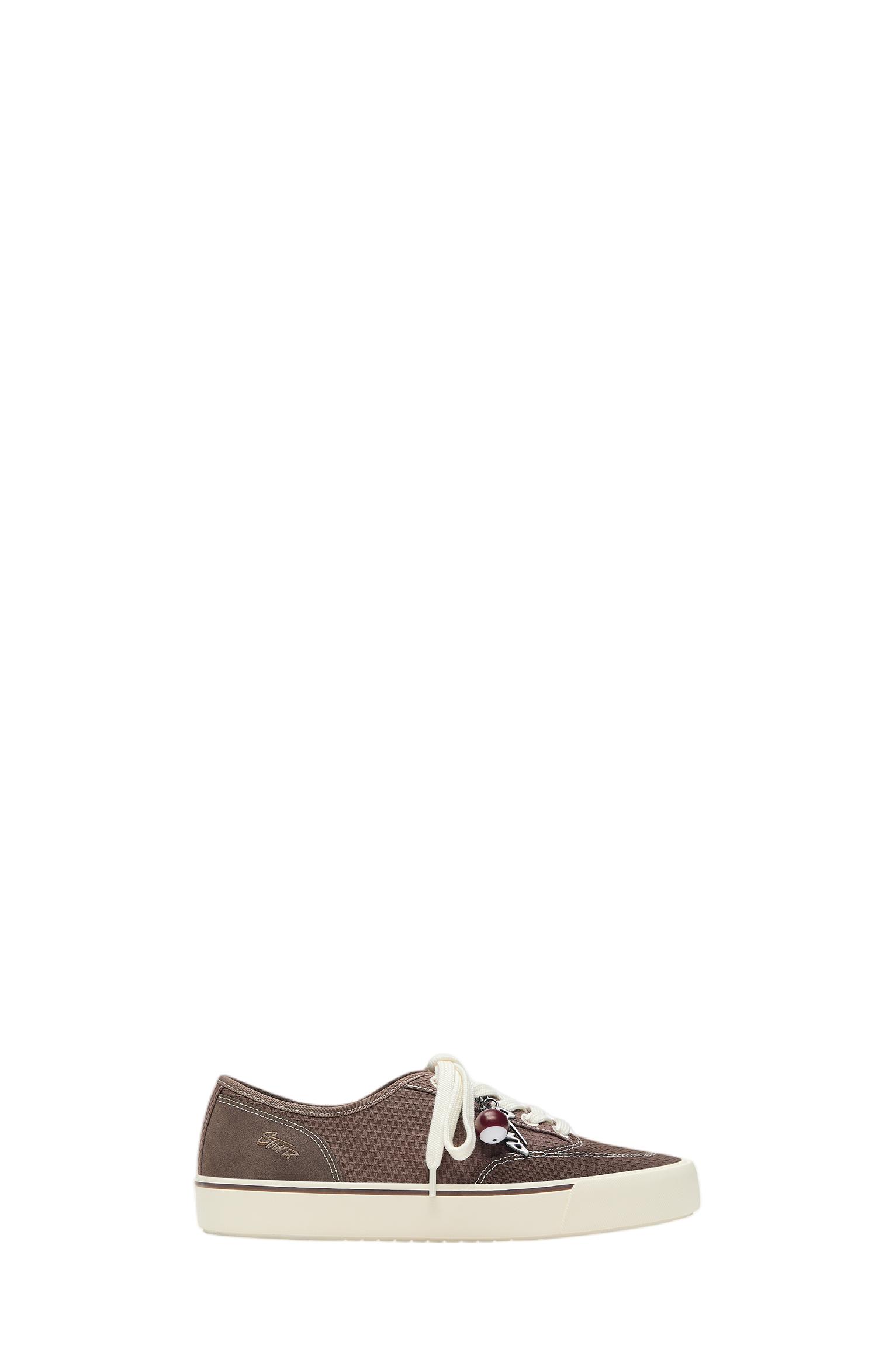 Embellished STWD trainers — Brown