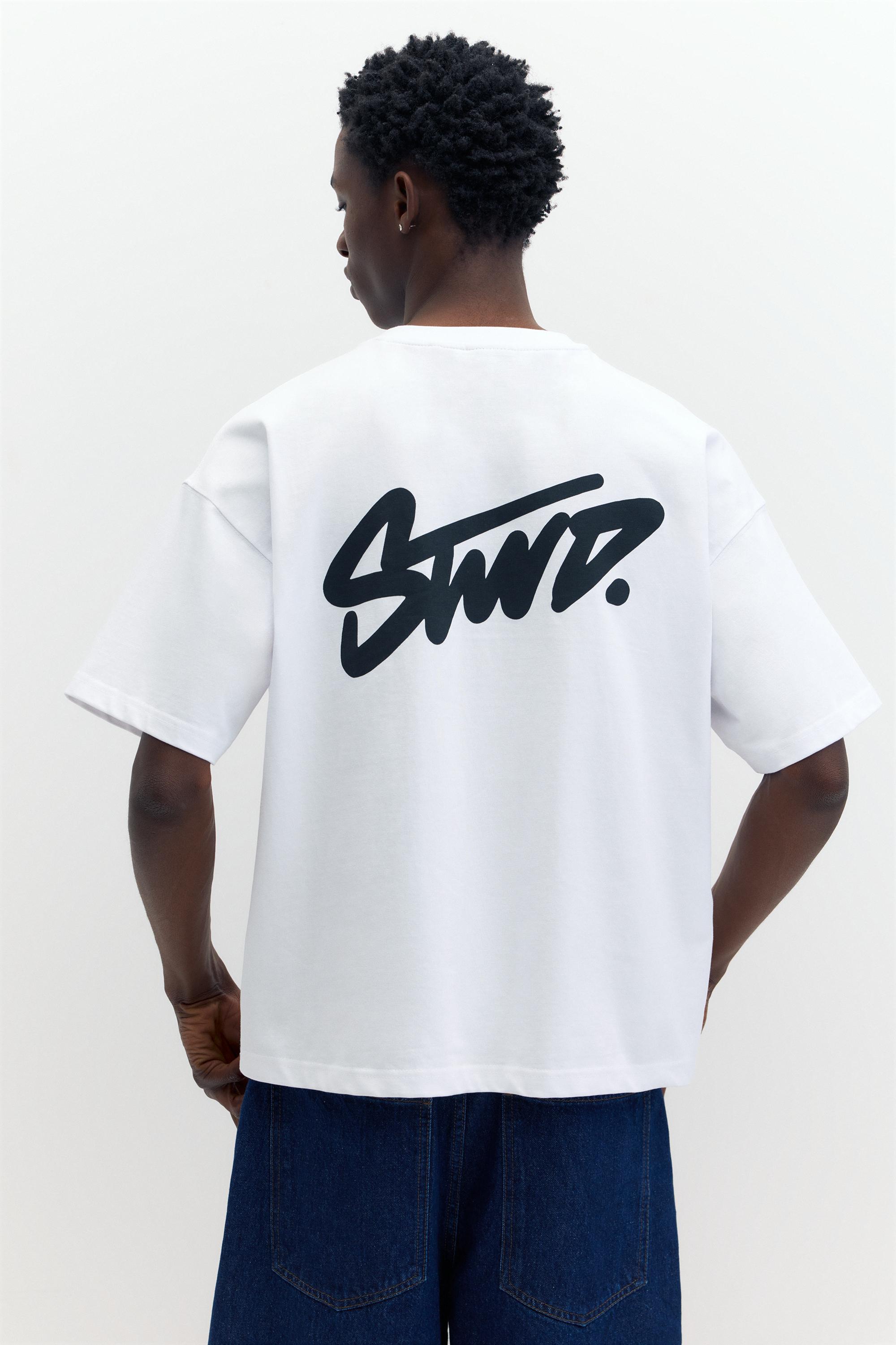 STWD logolu salaş t-shirt - Görsel 16