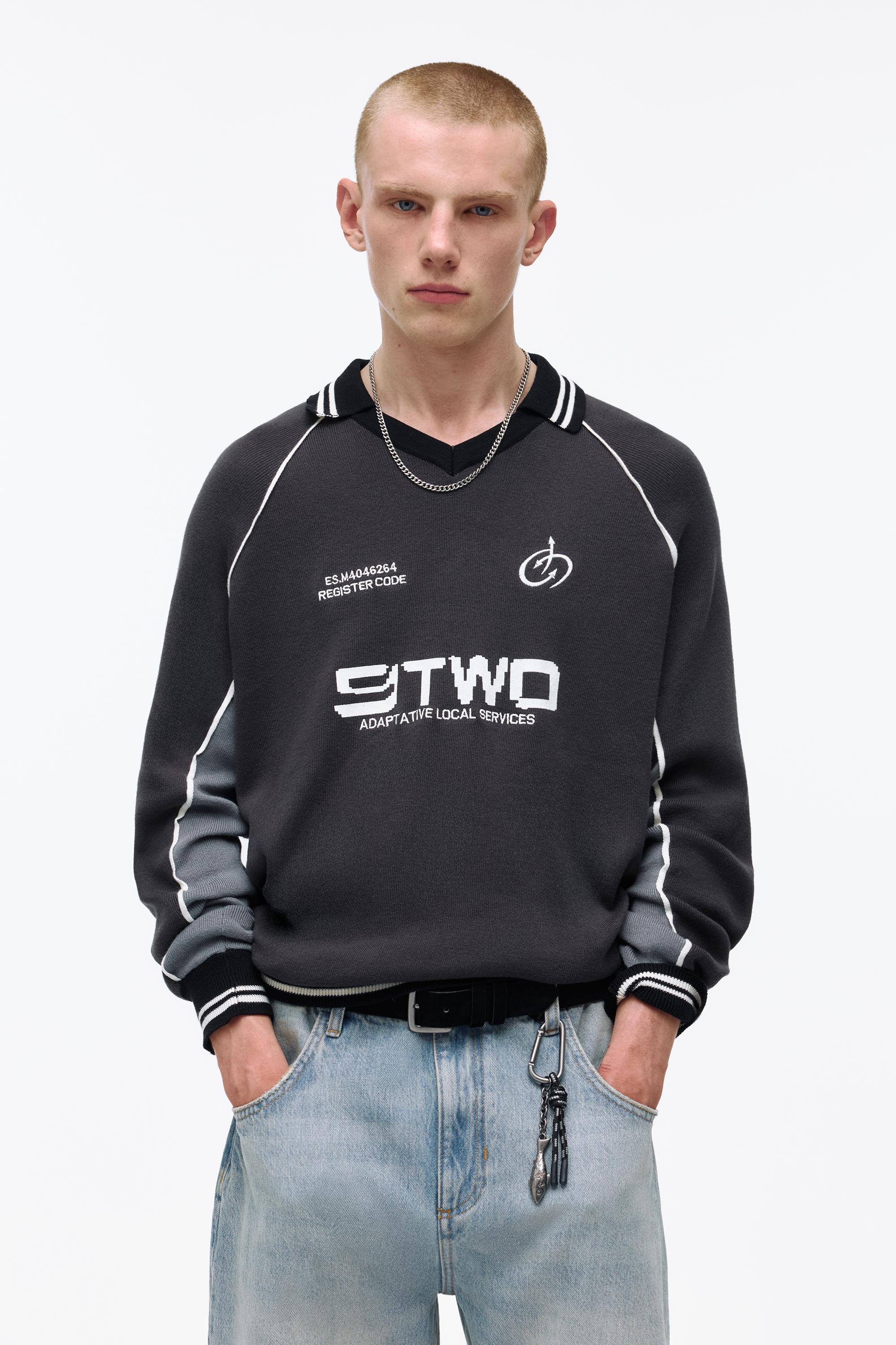 Uzun kollu STWD polo - Görsel 4