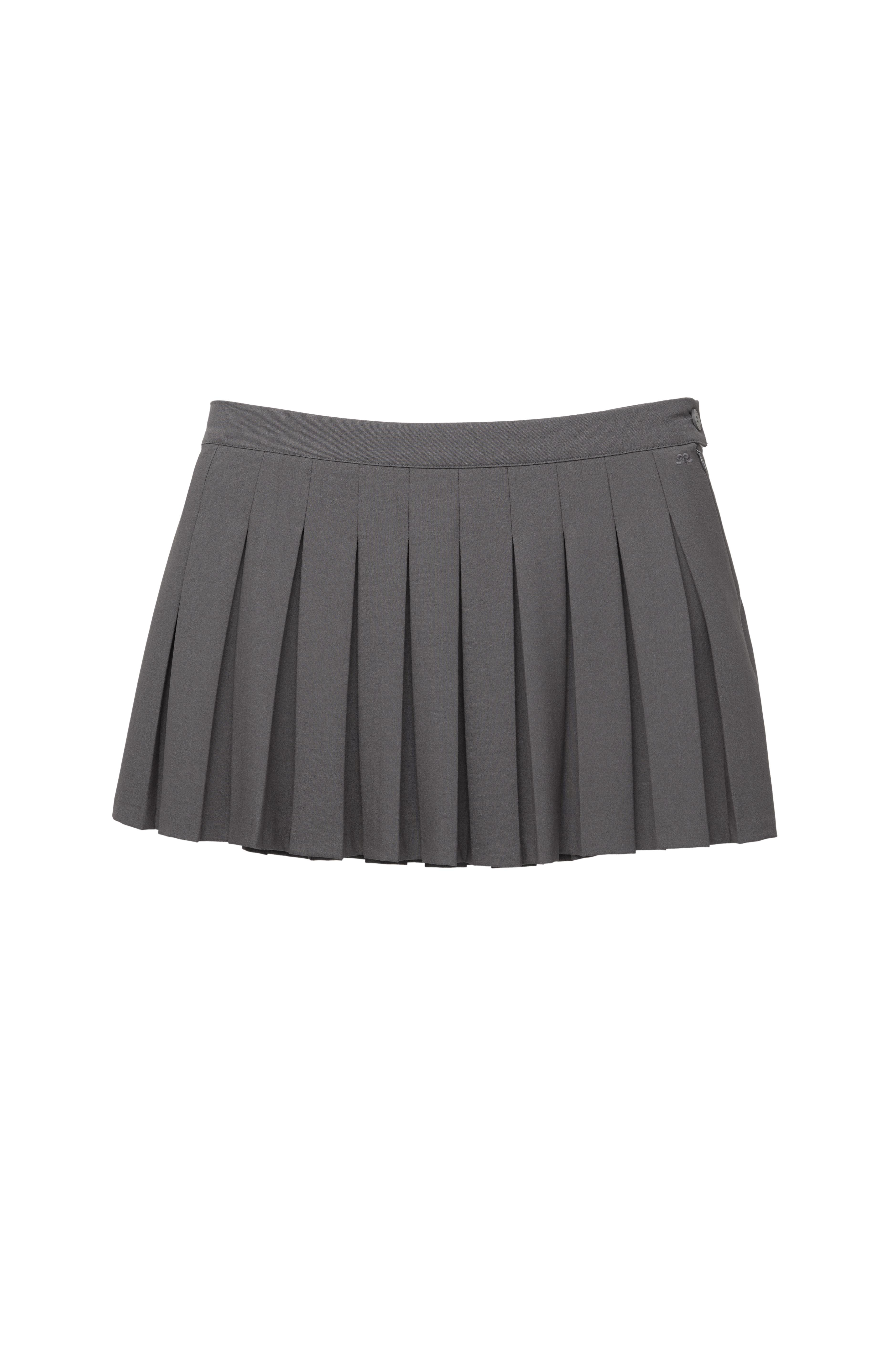 Pliseli mini etek - Görsel 4