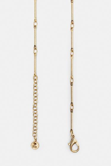 Long cascading necklace — Gold 4