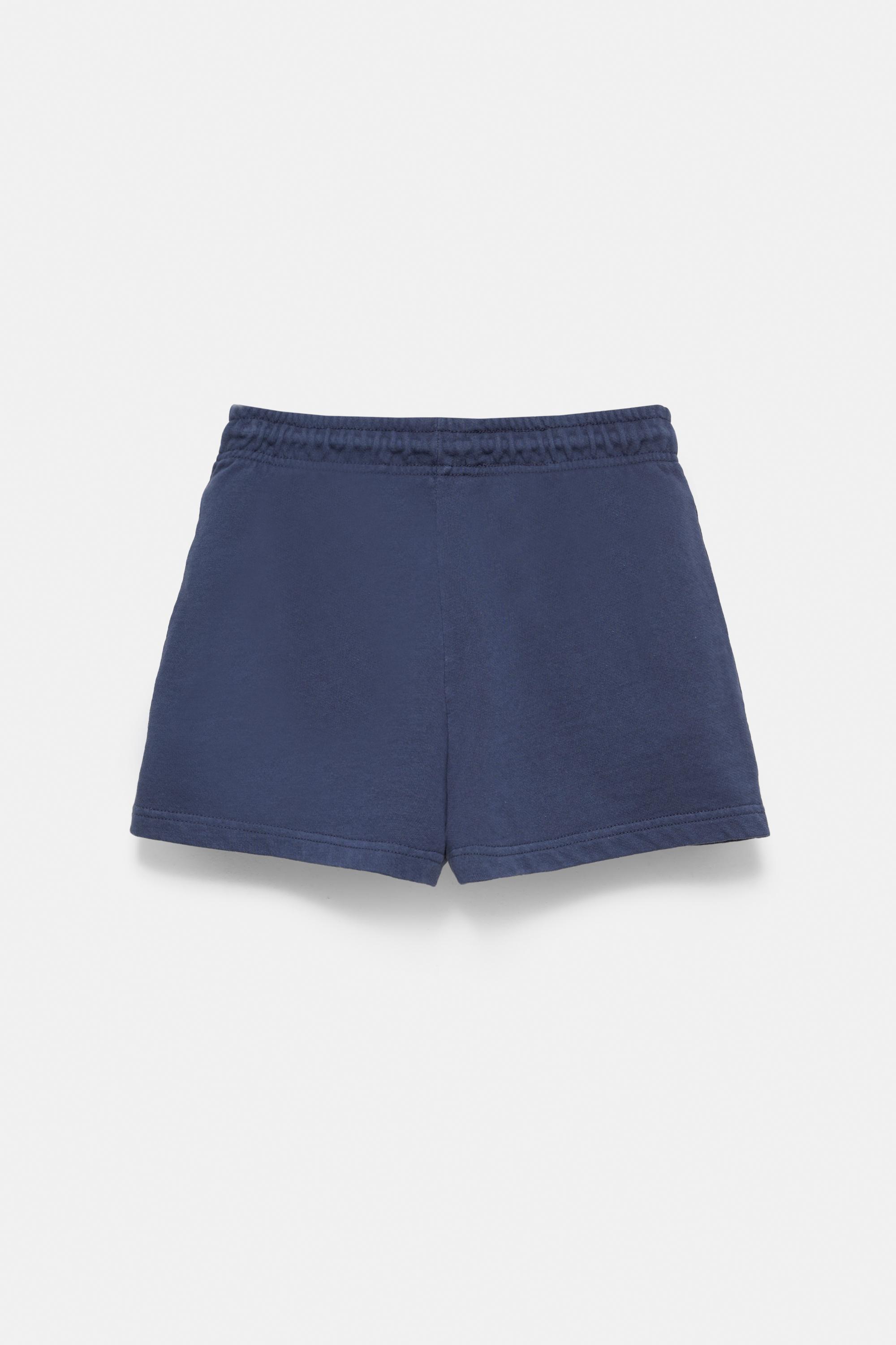 Sports shorts with elastic waist — Navy