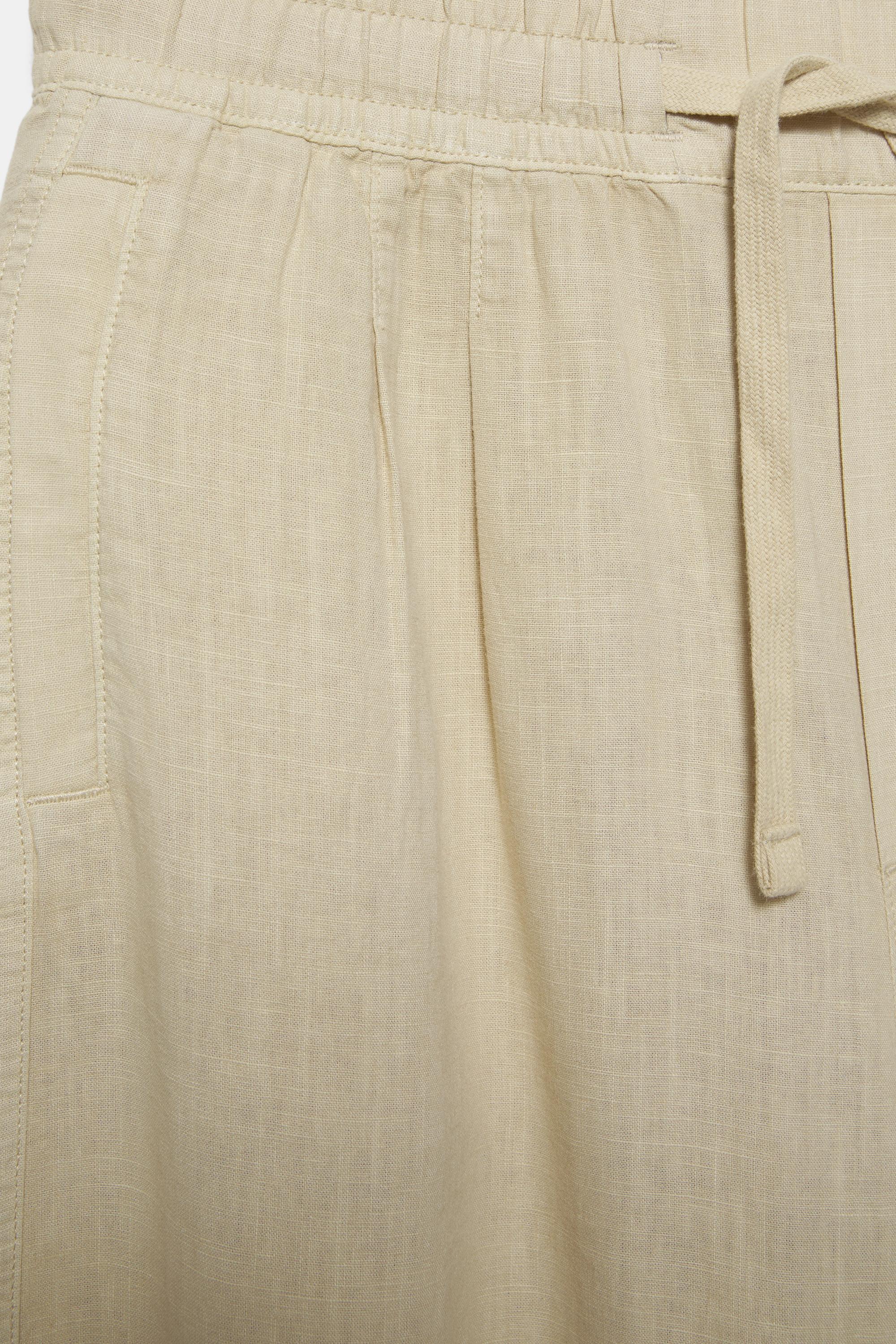 Ketenli jogger pantolon - Görsel 16