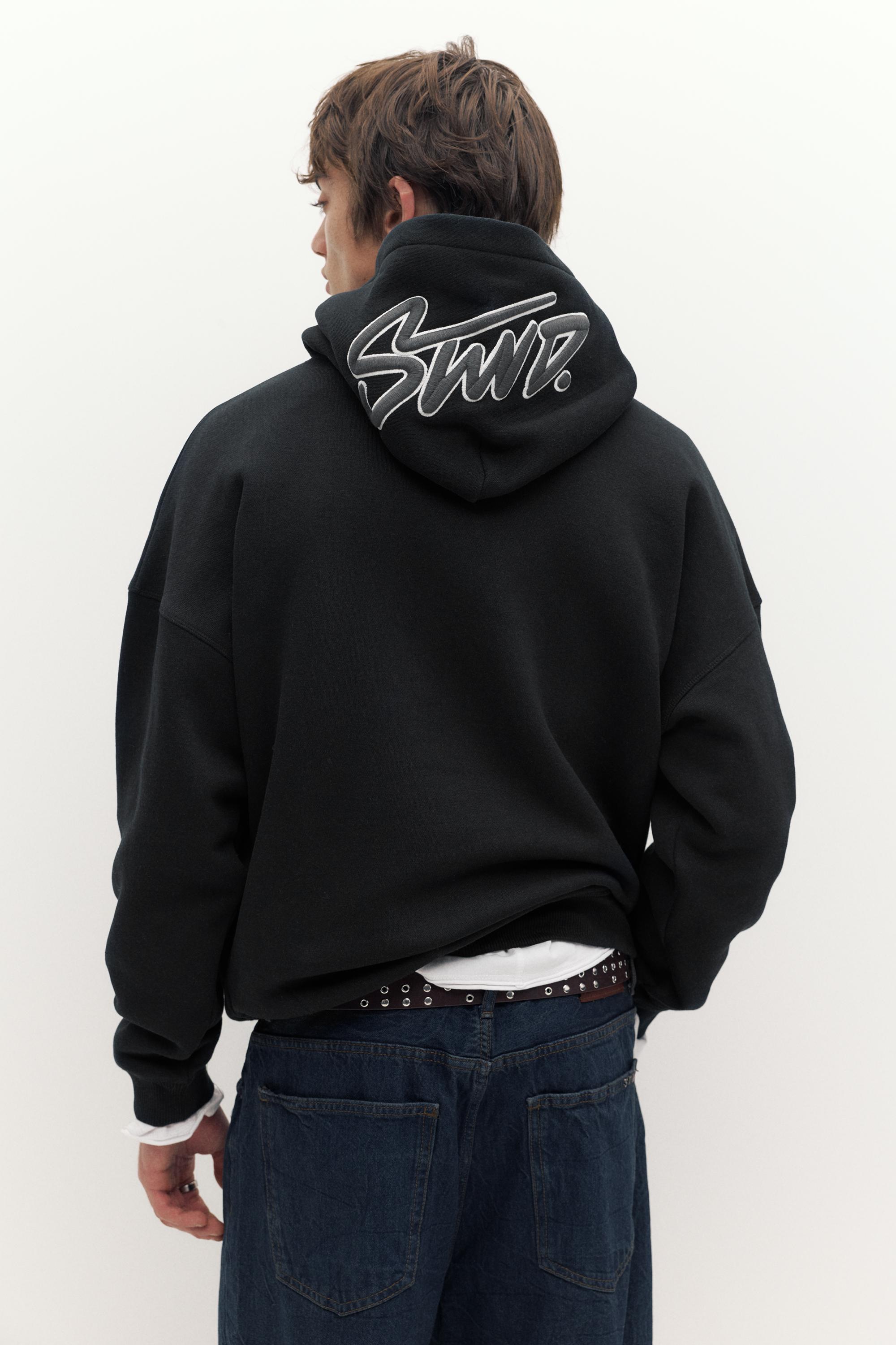 STWD İşlemeli kapüşonlu sweatshirt - Görsel 70