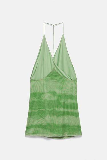 Short halter dress — Green 7