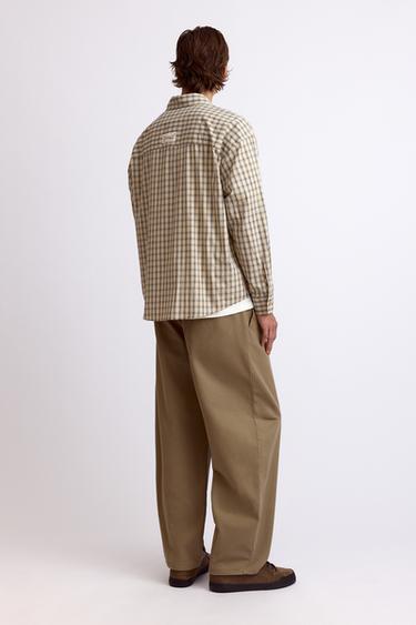 Long sleeve check shirt — Vanilla 3