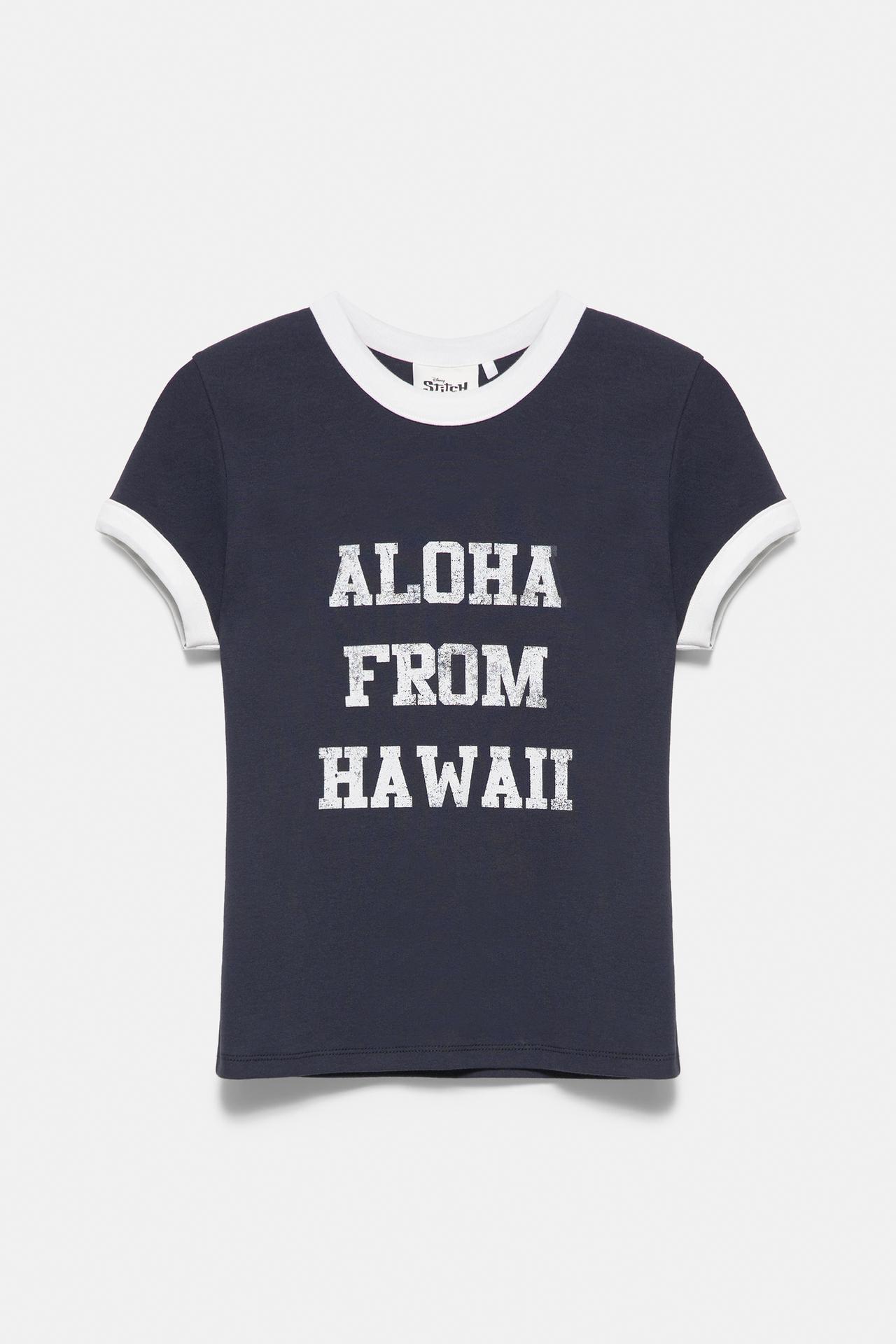 Lilo & Stitch slim fit T-shirt — Navy
