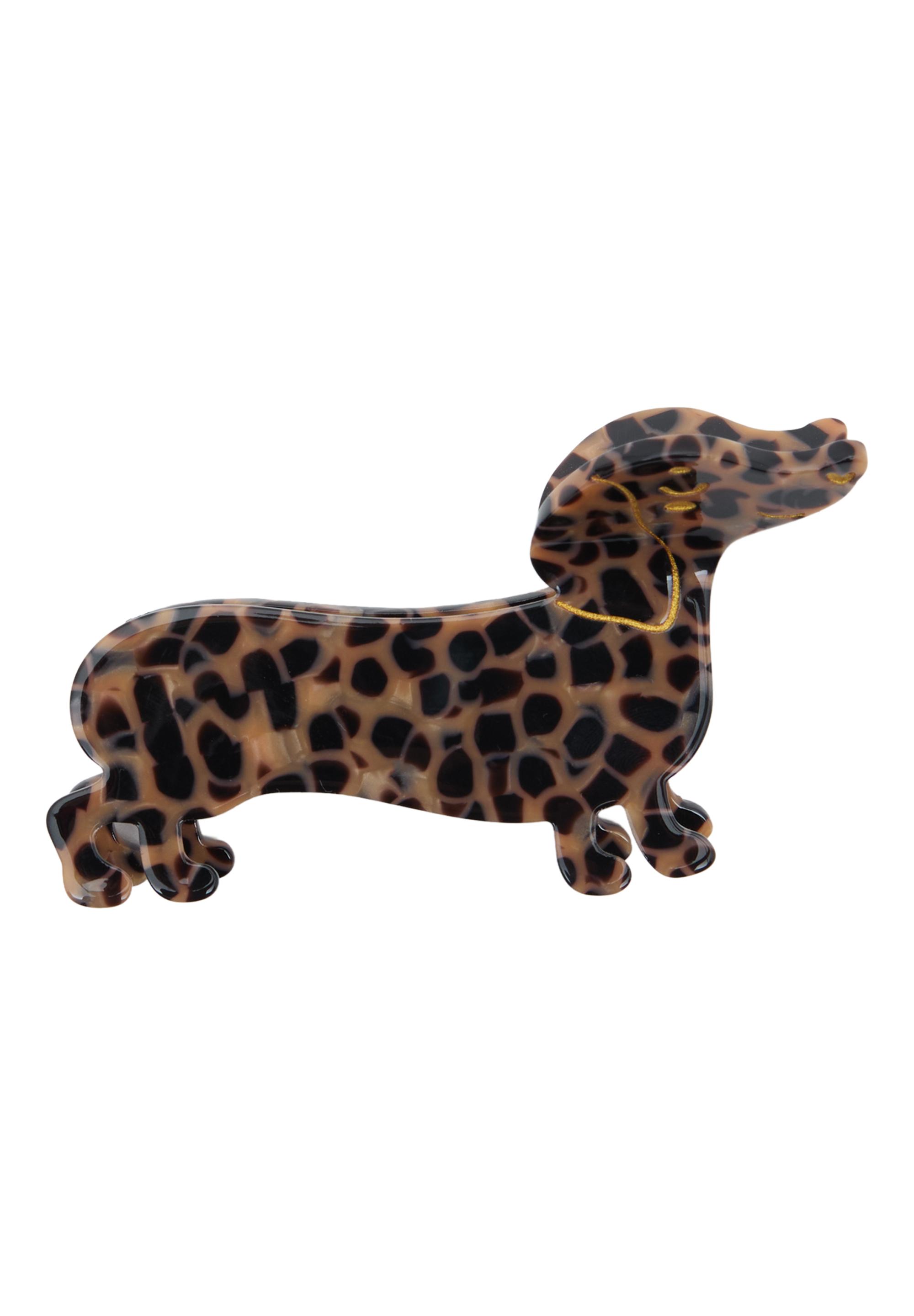 Dog hair clip — Brown