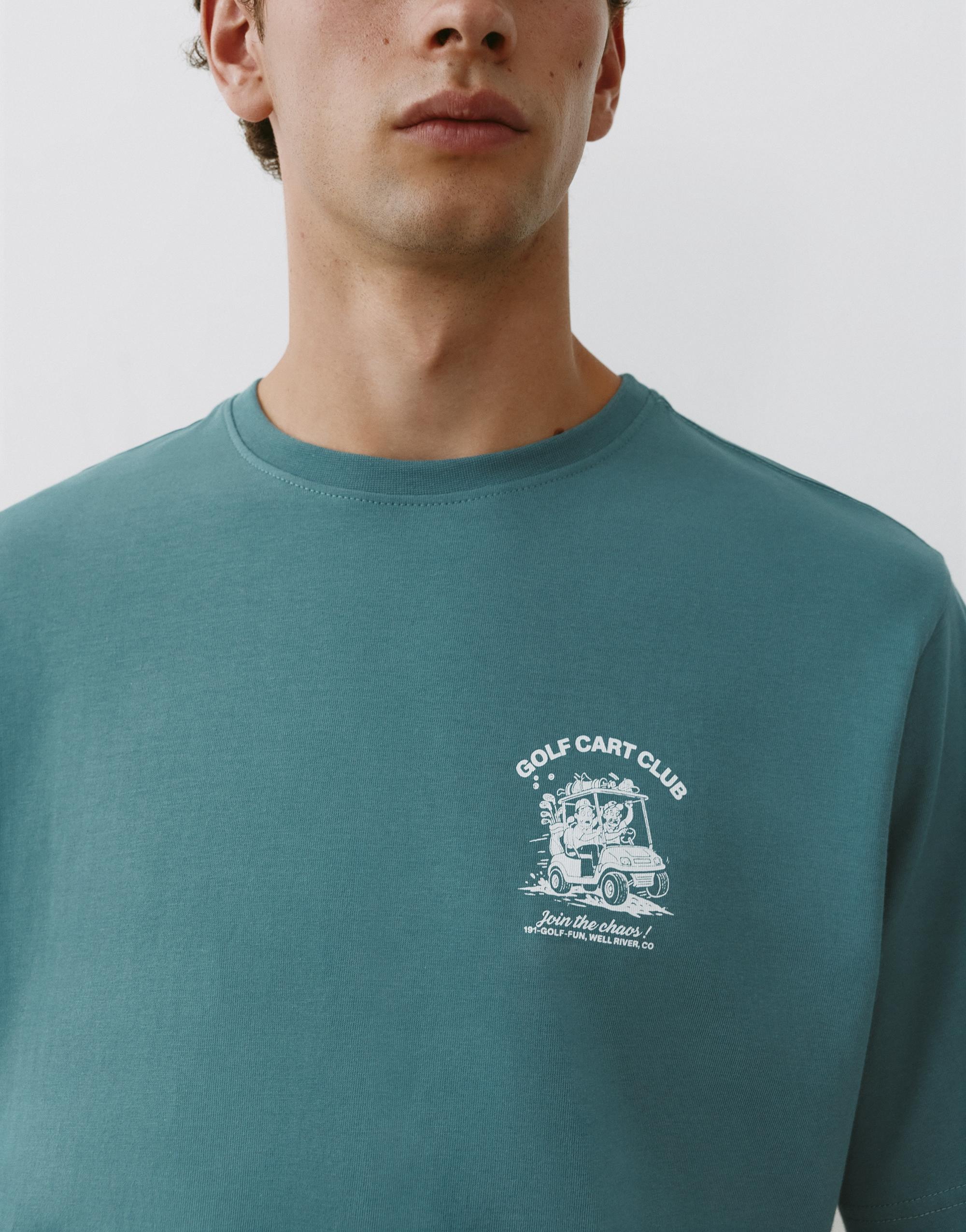 Golf Cart Club T-shirt — Green