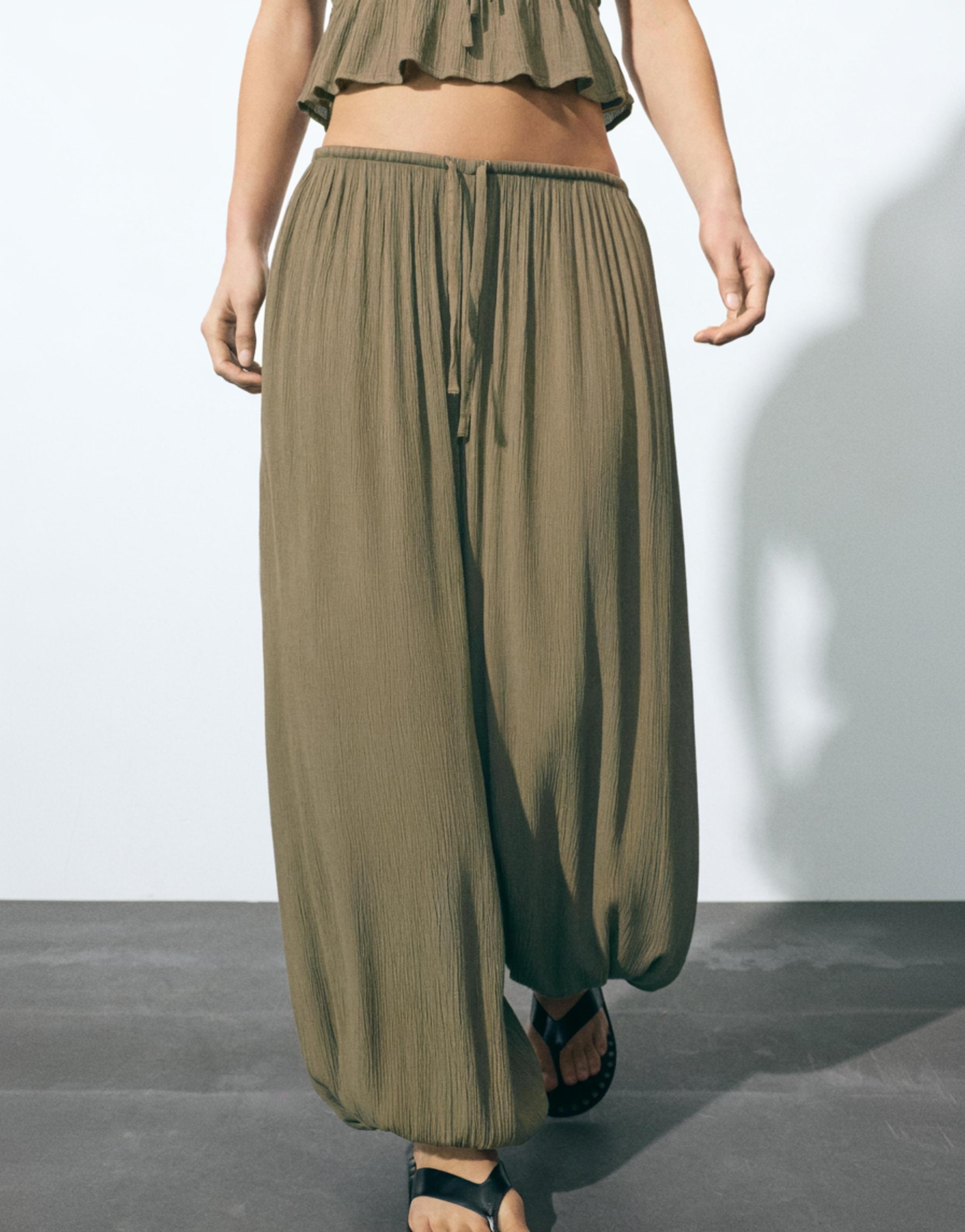 Bambula şalvar pantolon - Görsel 28