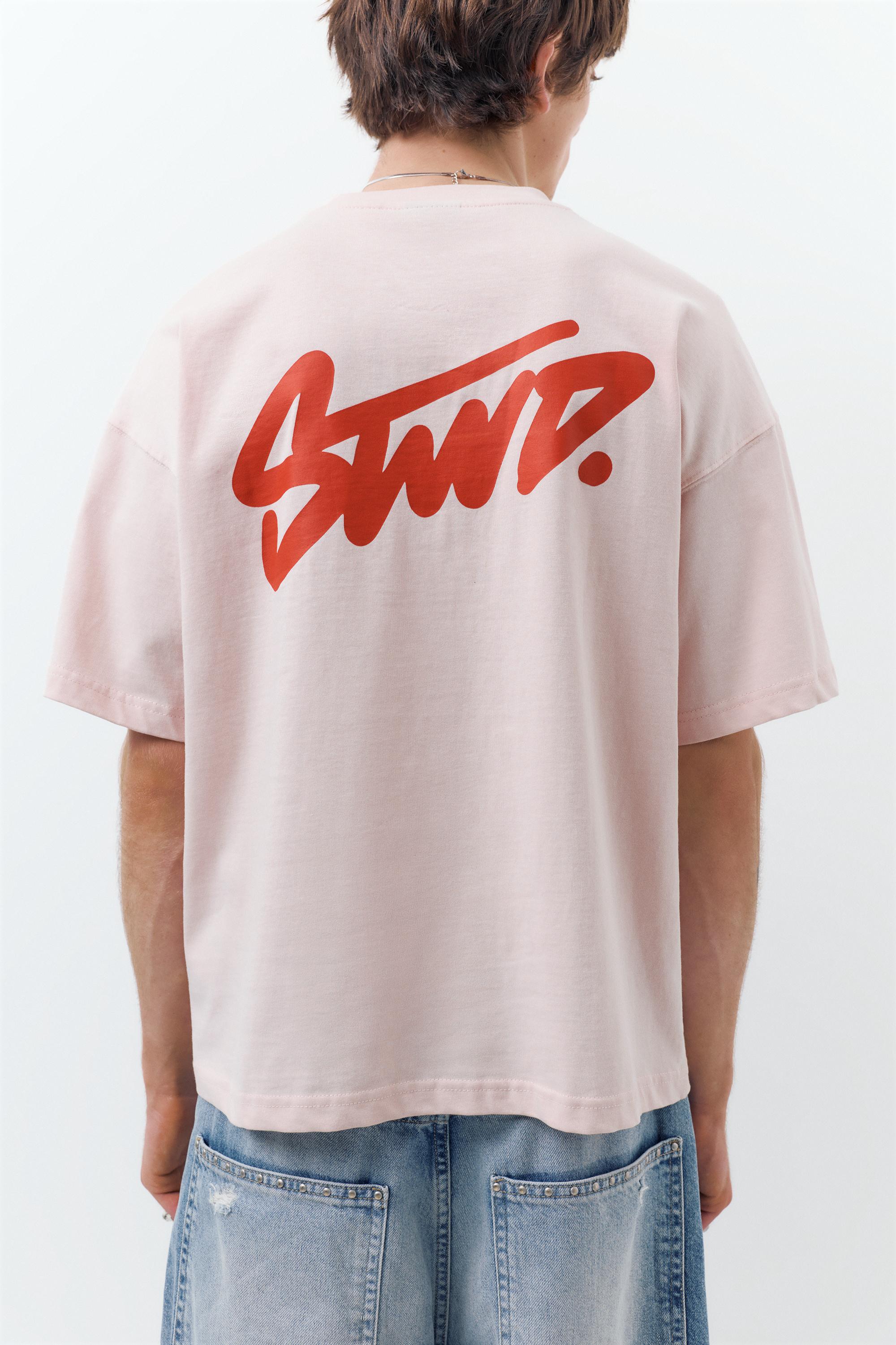 STWD logolu salaş t-shirt - Görsel 109