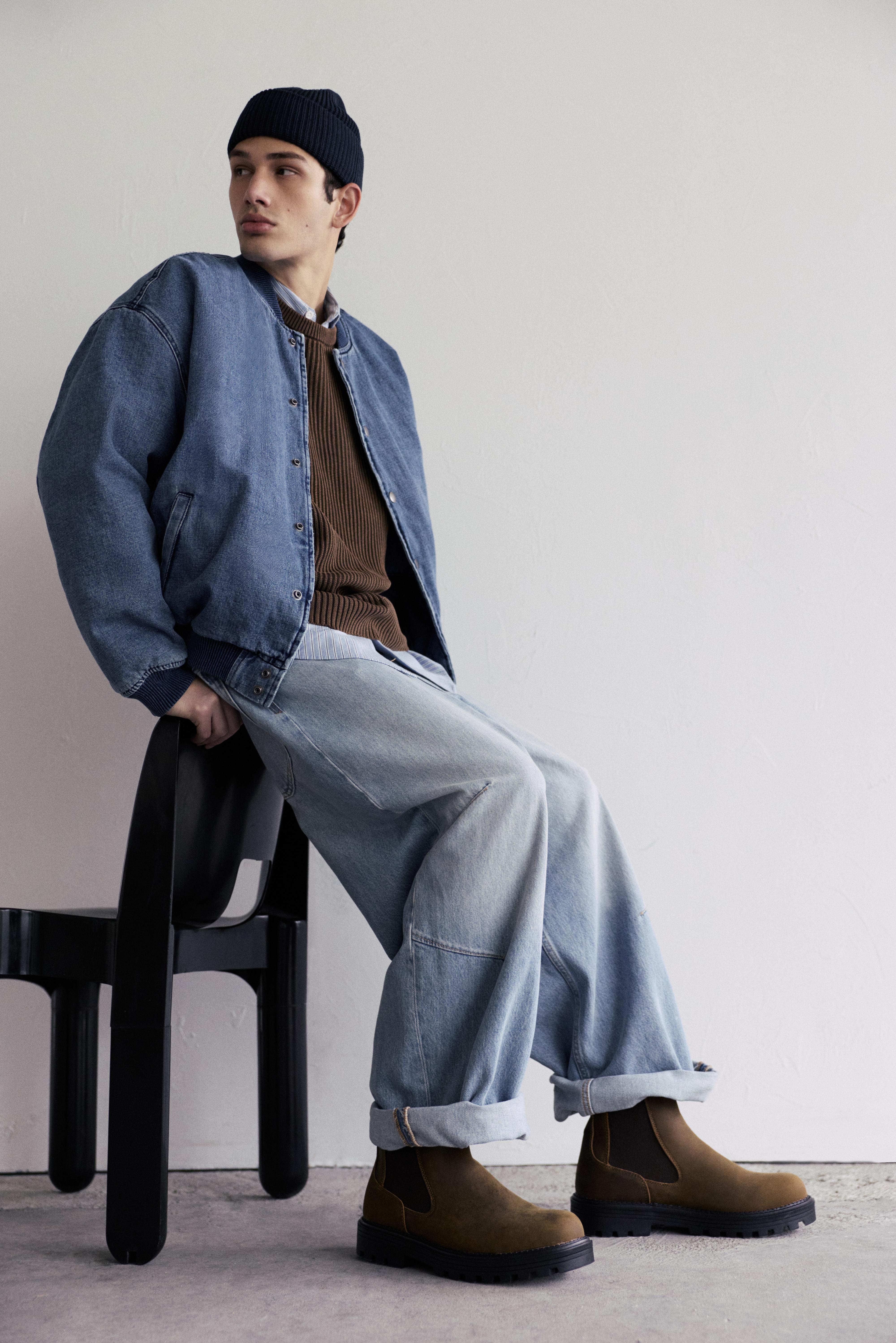 Leather Chelsea boots — Brown