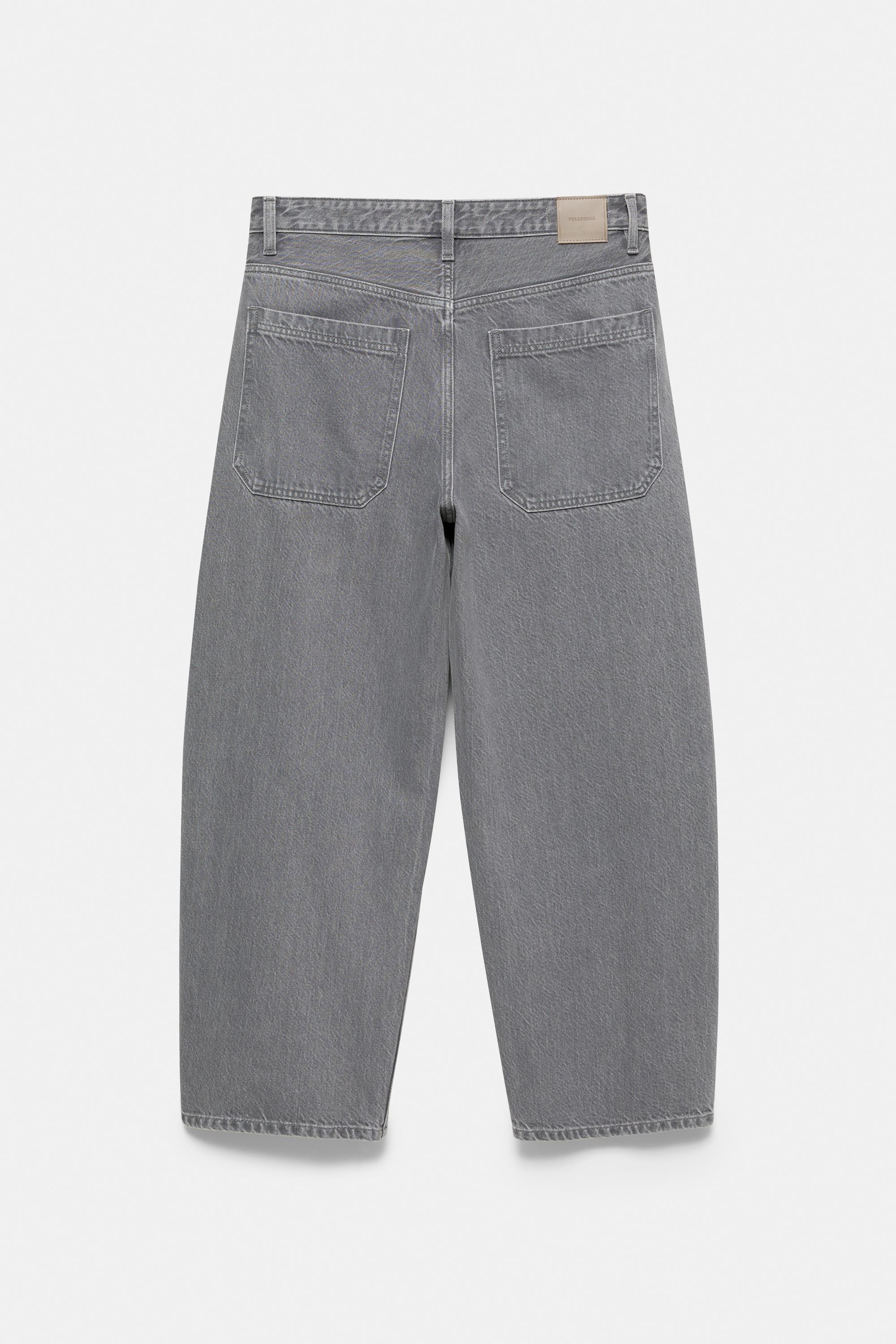 Pull&Bear Barrel jean görsel 3