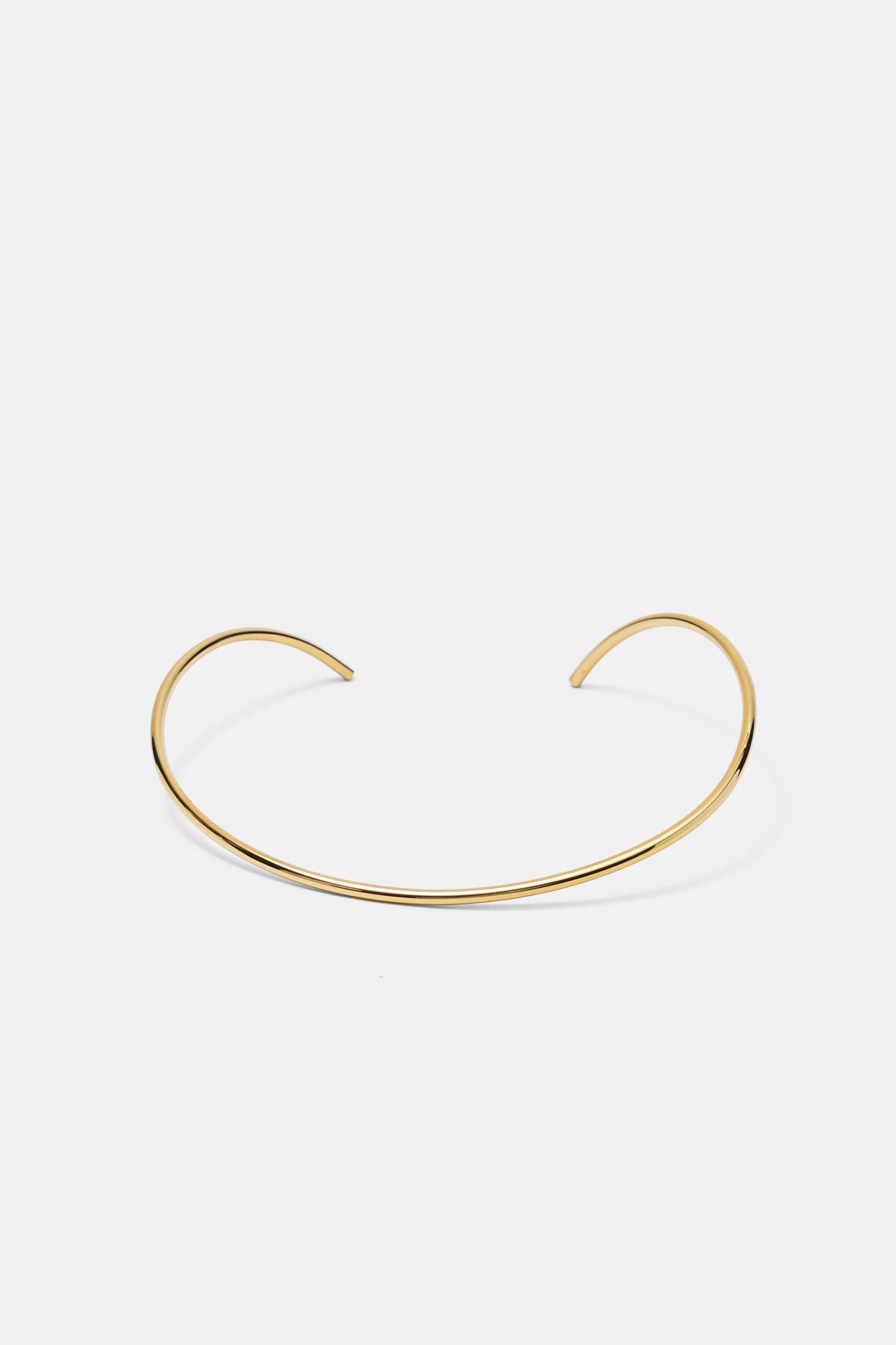 Collar choker metalizado
