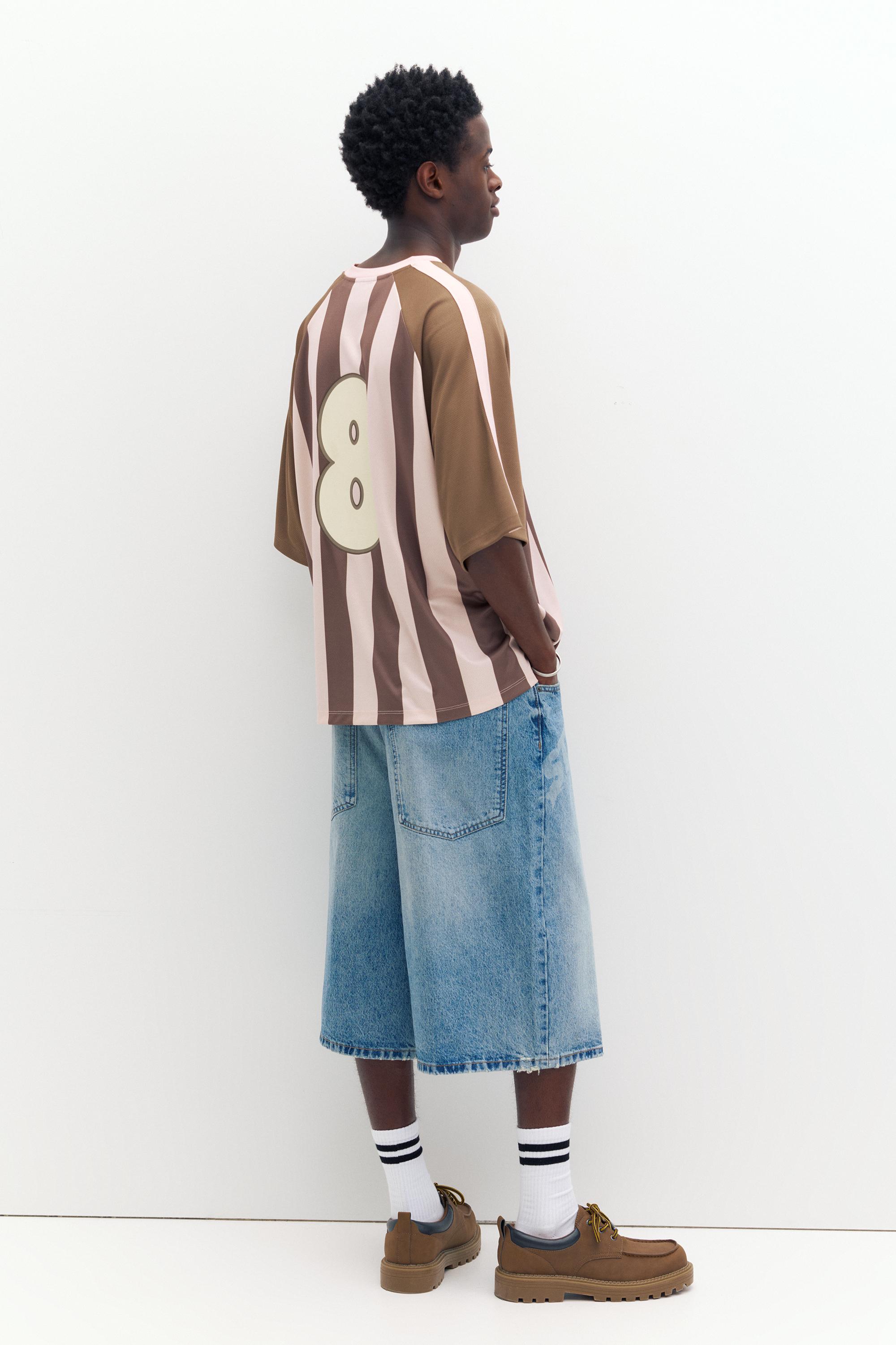 Çizgili Amsterdam futbol tişörtü - Görsel 9