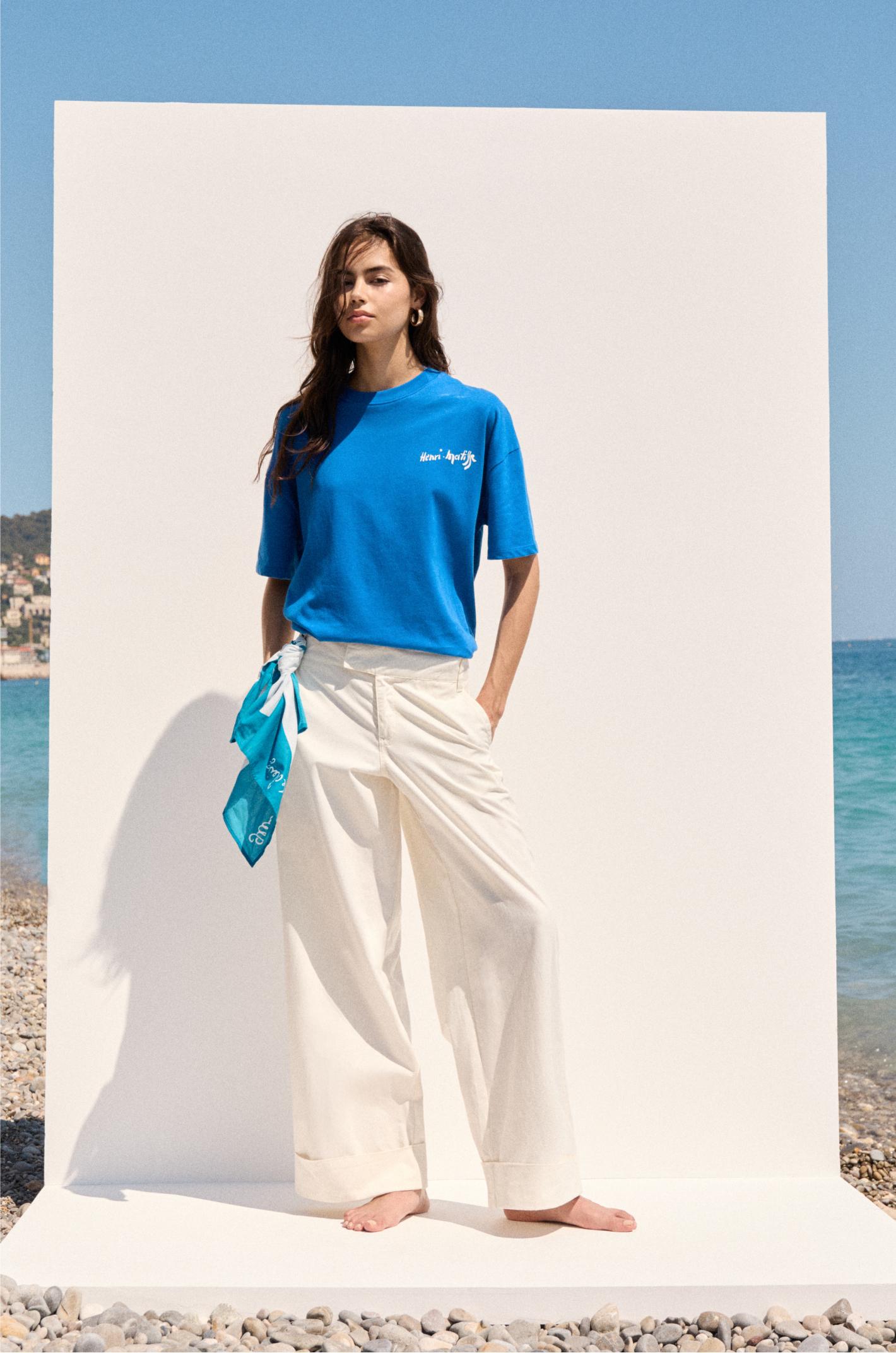 Blaues Henri Matisse T-Shirt