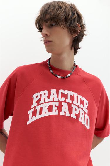 STWD raglan graphic T-shirt — Red 4