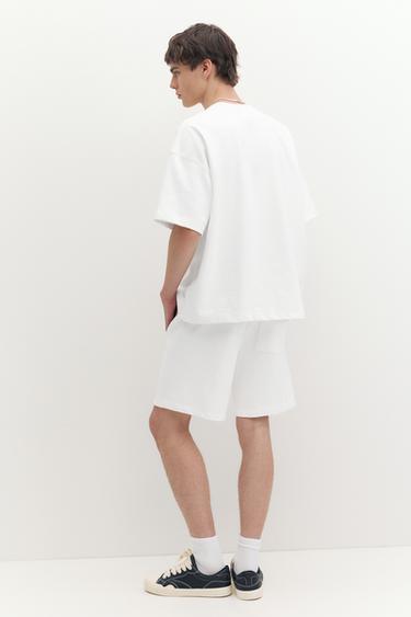 STWD jogger Bermuda shorts — White 2