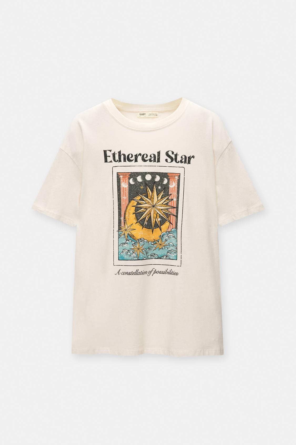 T-Shirt mit Grafik - PULL&BEAR