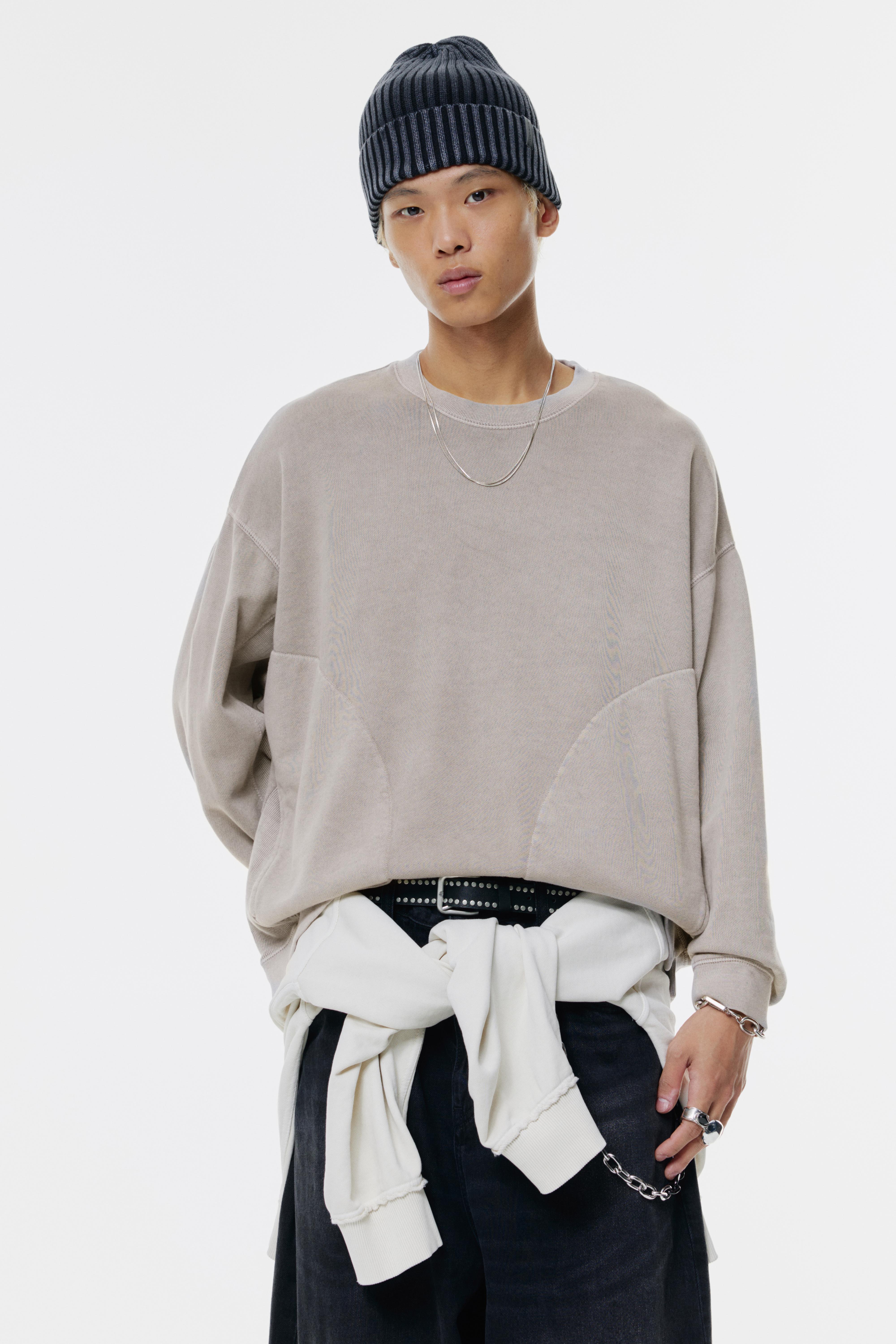 Kombiniertes Sweatshirt Mit Seitentaschen