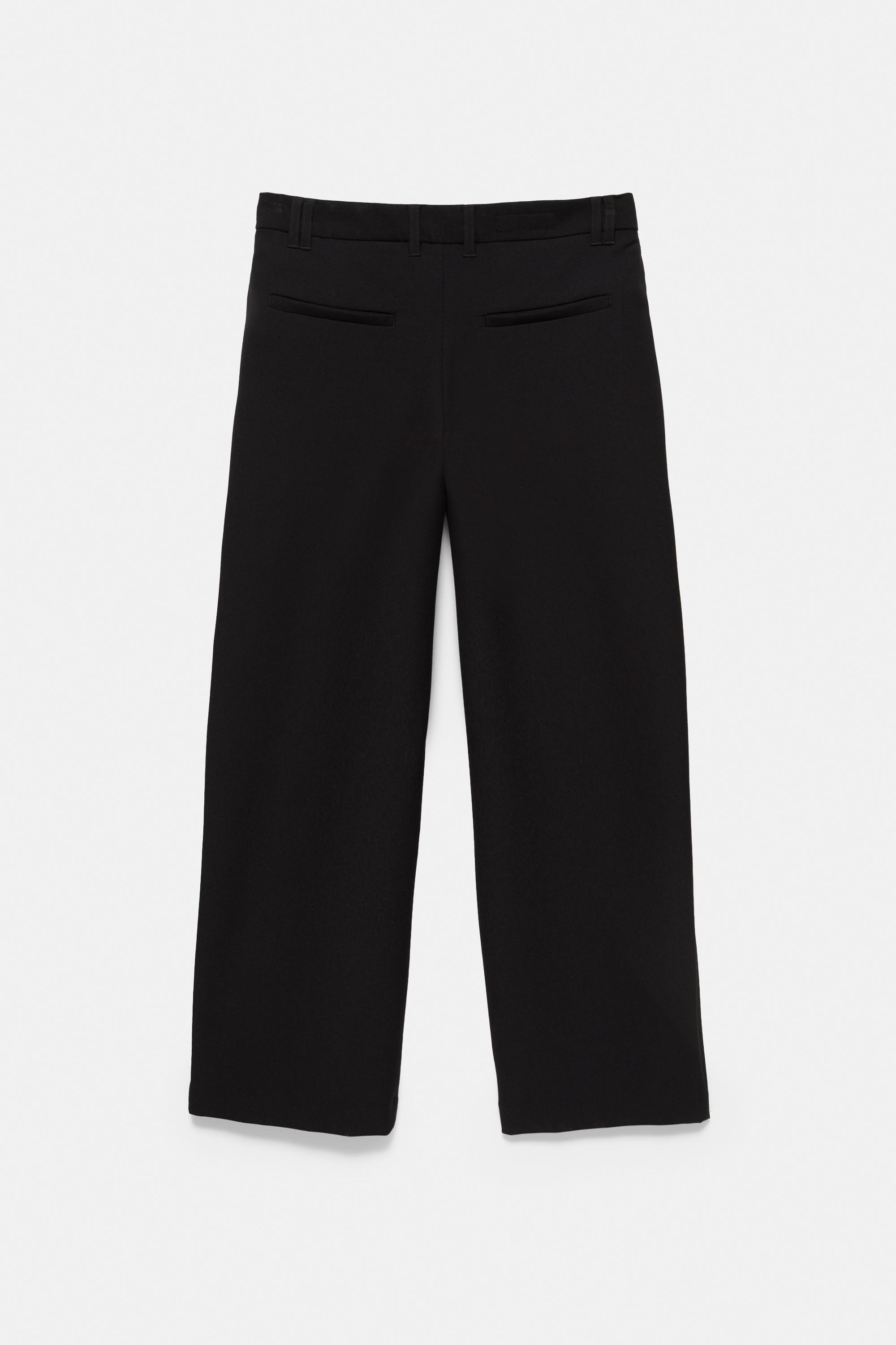 Pull&Bear Düz kesim tailored fit pantolon görsel 3