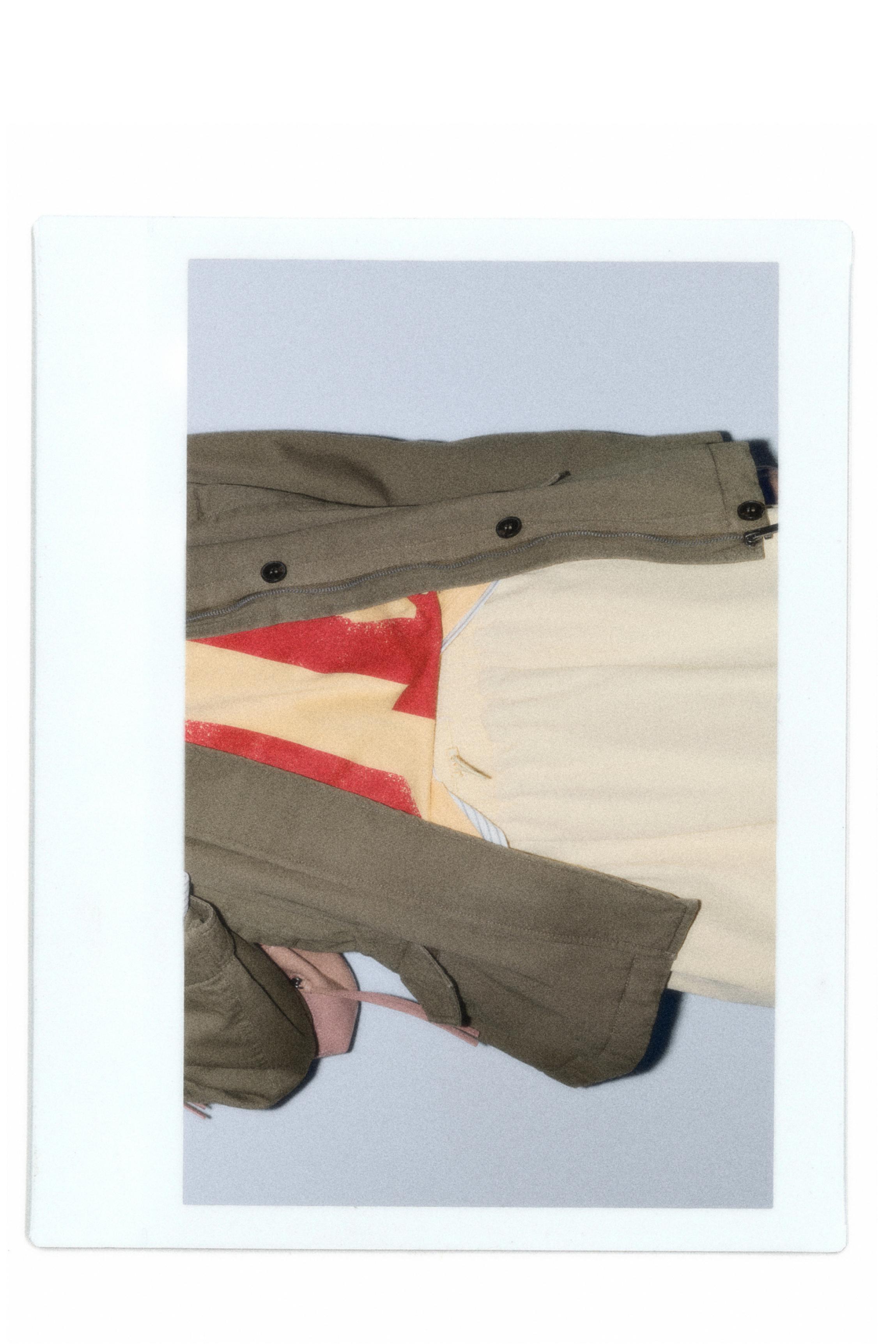 Technical mini skirt with stopper — Vanilla