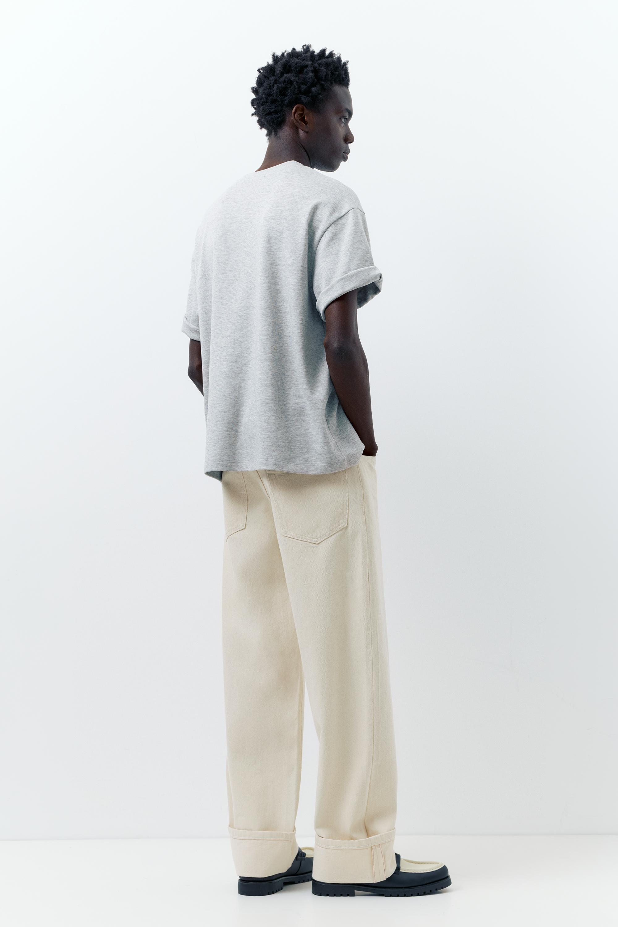 Selvedge straight fit jean - Görsel 10