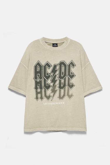 Relaxed fit AC/DC T-shirt — Ecru 7