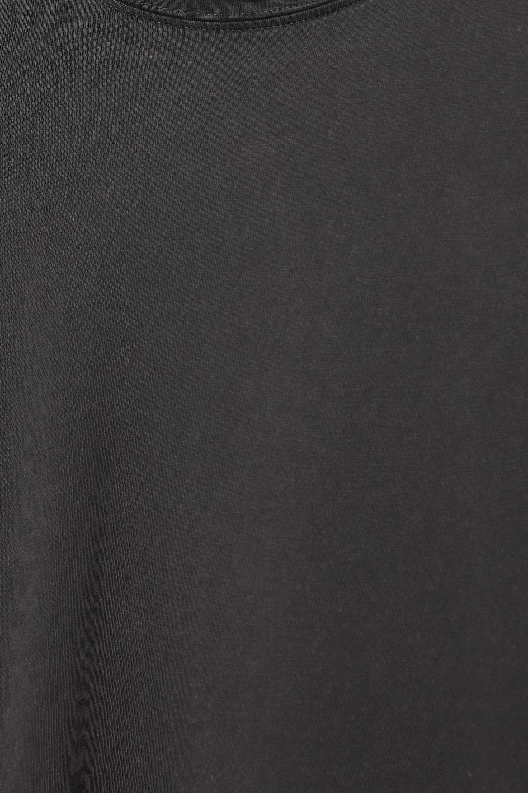 Uzun kollu boxy t-shirt - Görsel 5