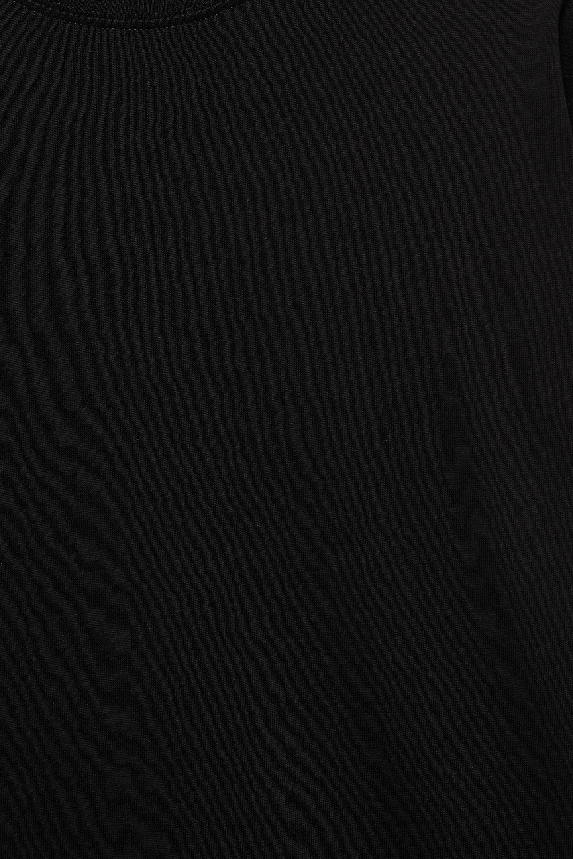 Heavy weight relaxed fit T-shirt — Black