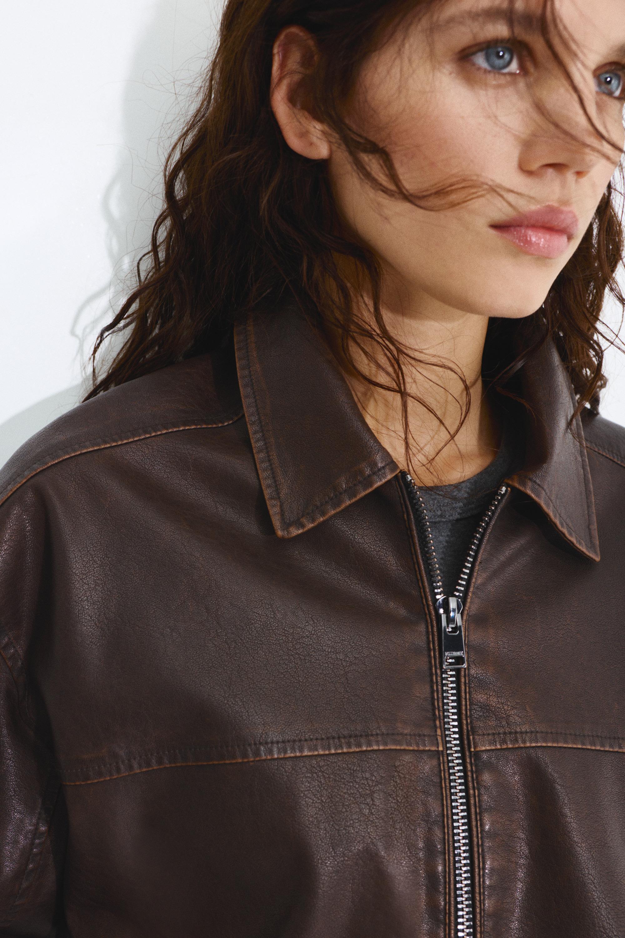 Suni Deri Baba Kesim Ceket - Görsel 76