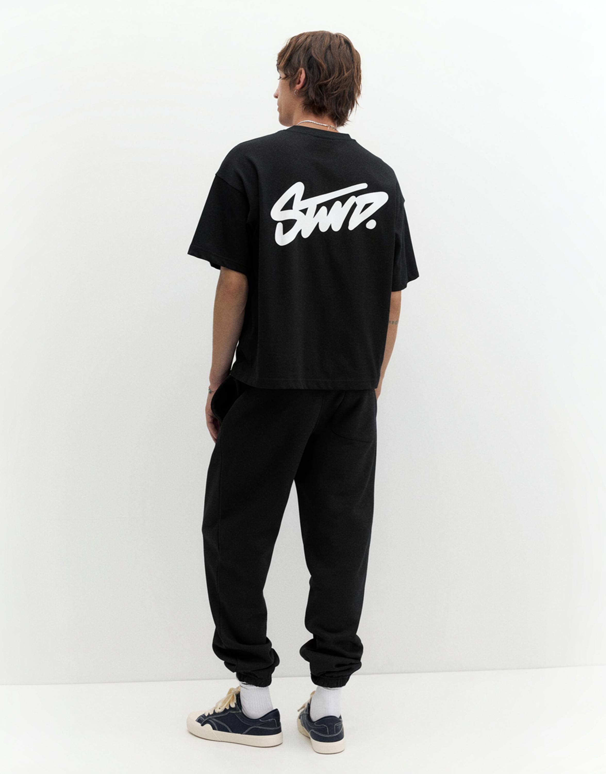 STWD joggers — Black